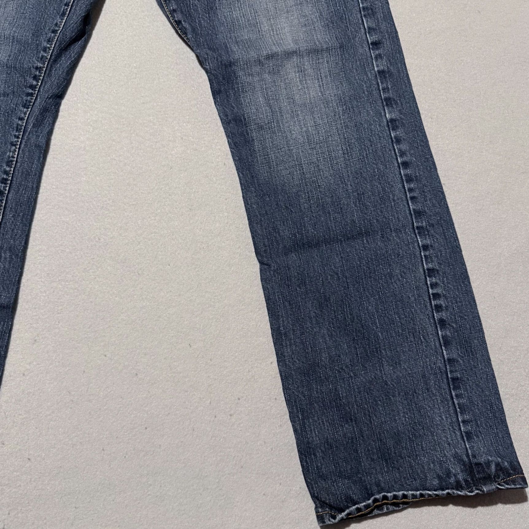 American Eagle Outfitters American Eagle Outfitters Slim Straight Jeans Men's Blue Denim Mid-Rise 32X30 Size US 32 / EU 48 - 6 Thumbnail