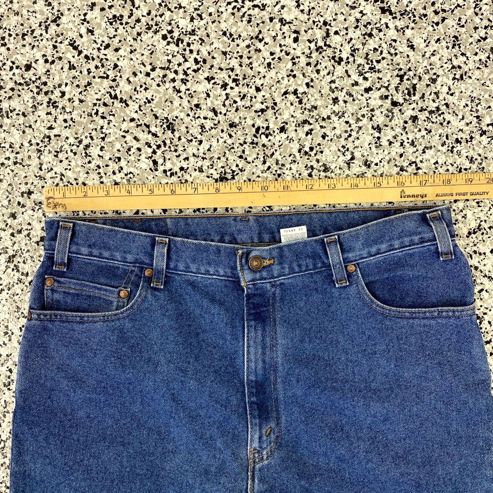 Levi's VINTAGE Levi's 540 Flex Jeans Tapered USA Made 38x30 Blue Cotton Brown Tab Mens Size US 38 / EU 54 - 5 Thumbnail