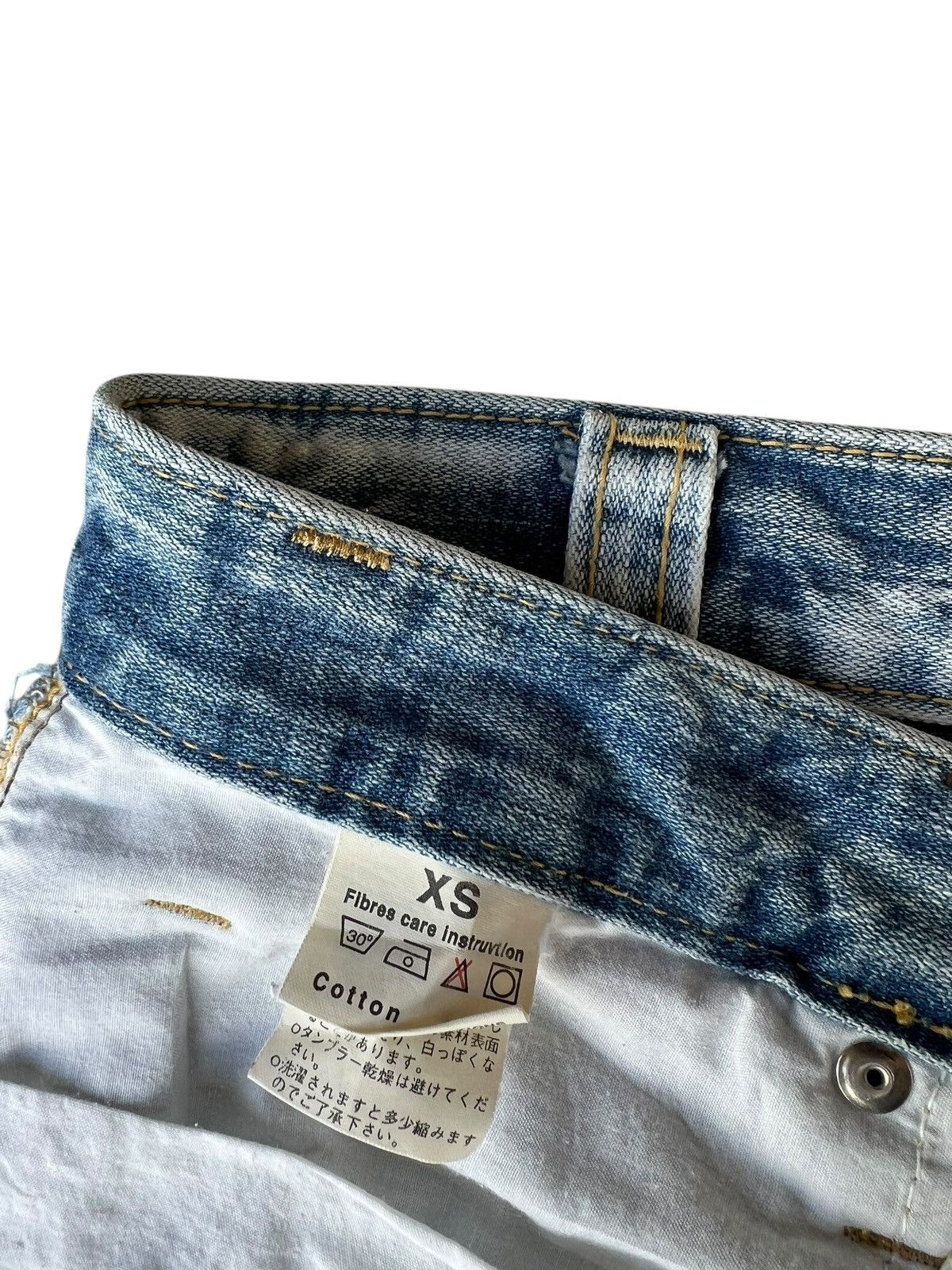 Japanese Brand Dirty Mud Ozz-First PinBall Distress Rip Denim Flare Jeans Size US 29 - 20 Thumbnail