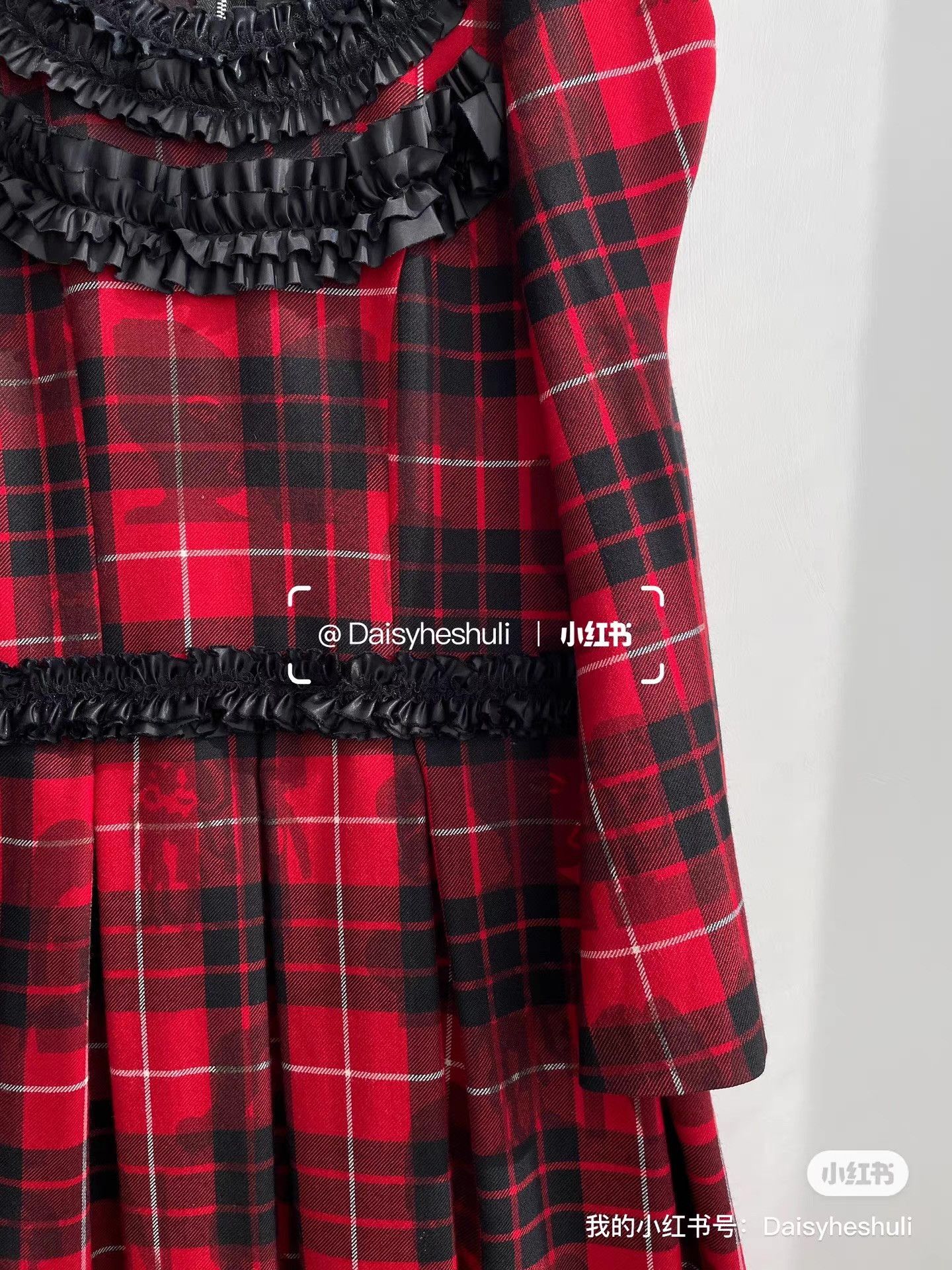 Comme des Garcons Comme des Garçons CDG Main Line Runway Lace Plaid Dress Ｑ24 Size S / US 4 / IT 40 - 4 Thumbnail