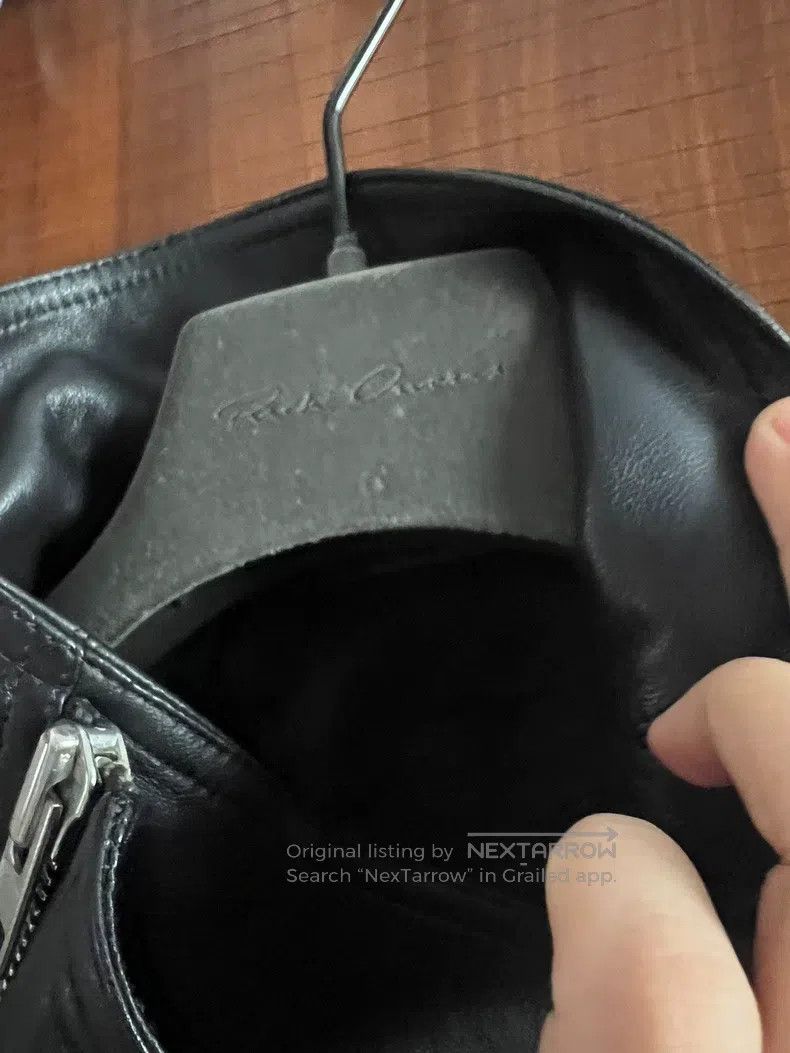Rick Owens RICK OWENS Black Leather Jacket Size US M / EU 48-50 / 2 - 2 Thumbnail
