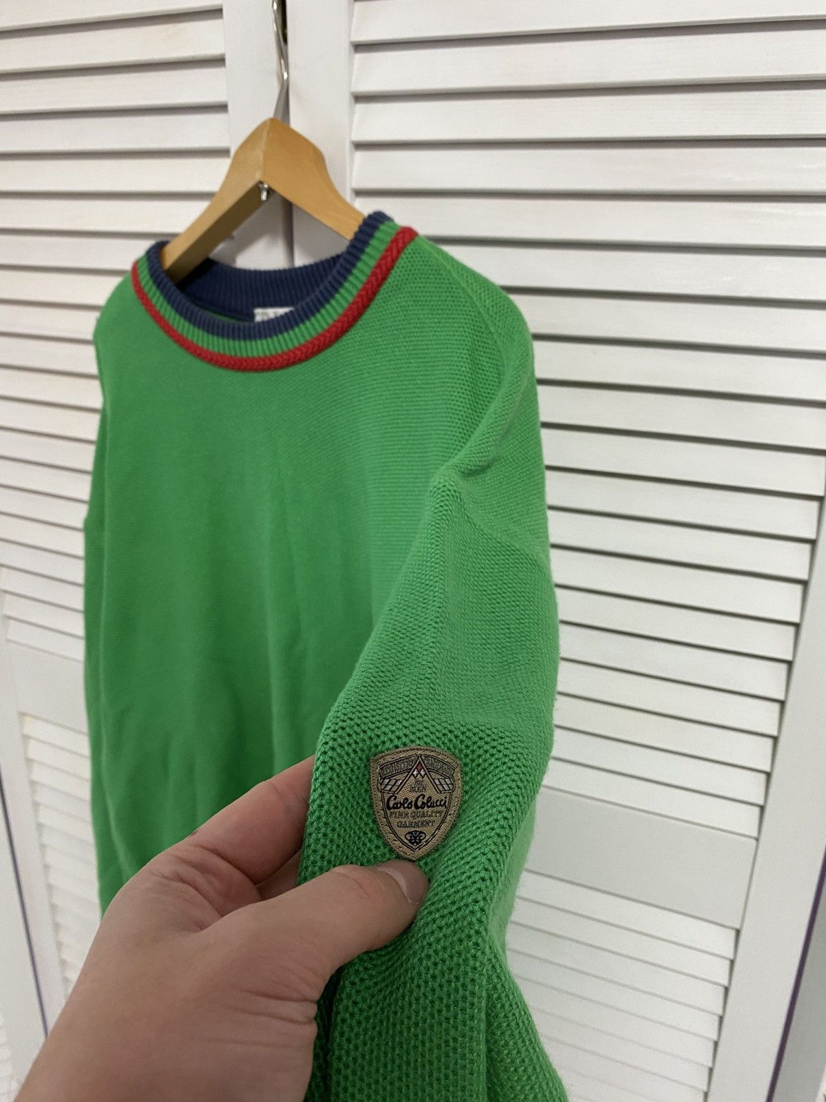 Carlo Colucci × Coogi 🍀 Vintage Sweater Carlo Colucci Japanese Coogi Style Knit Size US L / EU 52-54 / 3 - 4 Thumbnail