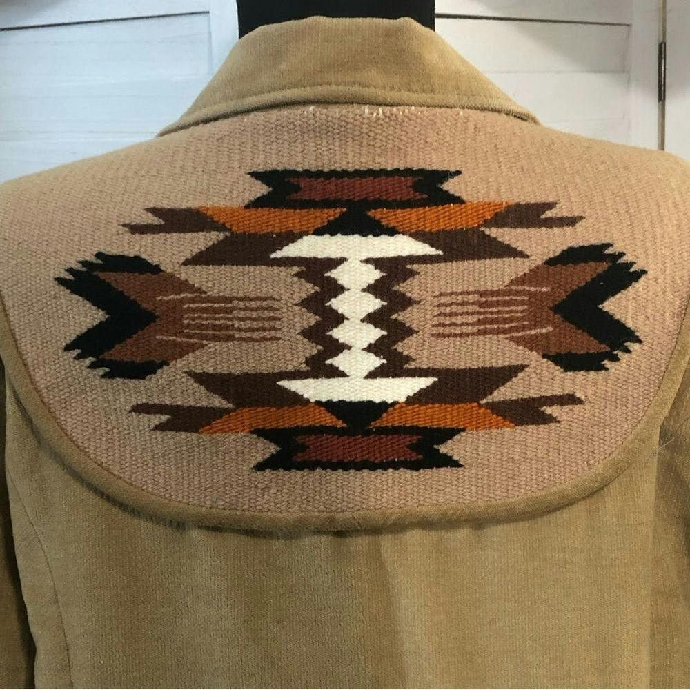 Vintage Vintage 70s tan beige soft corduroy western art coat sz L Size L / US 10 / IT 46 - 5 Thumbnail