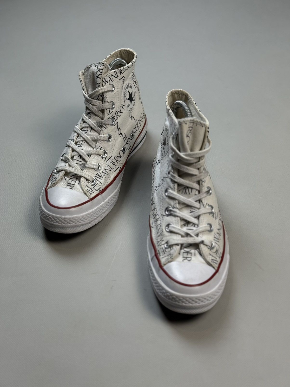 Converse × JW Anderson JW Anderson High Top Graphic Print Lace Up Sneakers Shoes Size US 8 / IT 38 - 7 Thumbnail