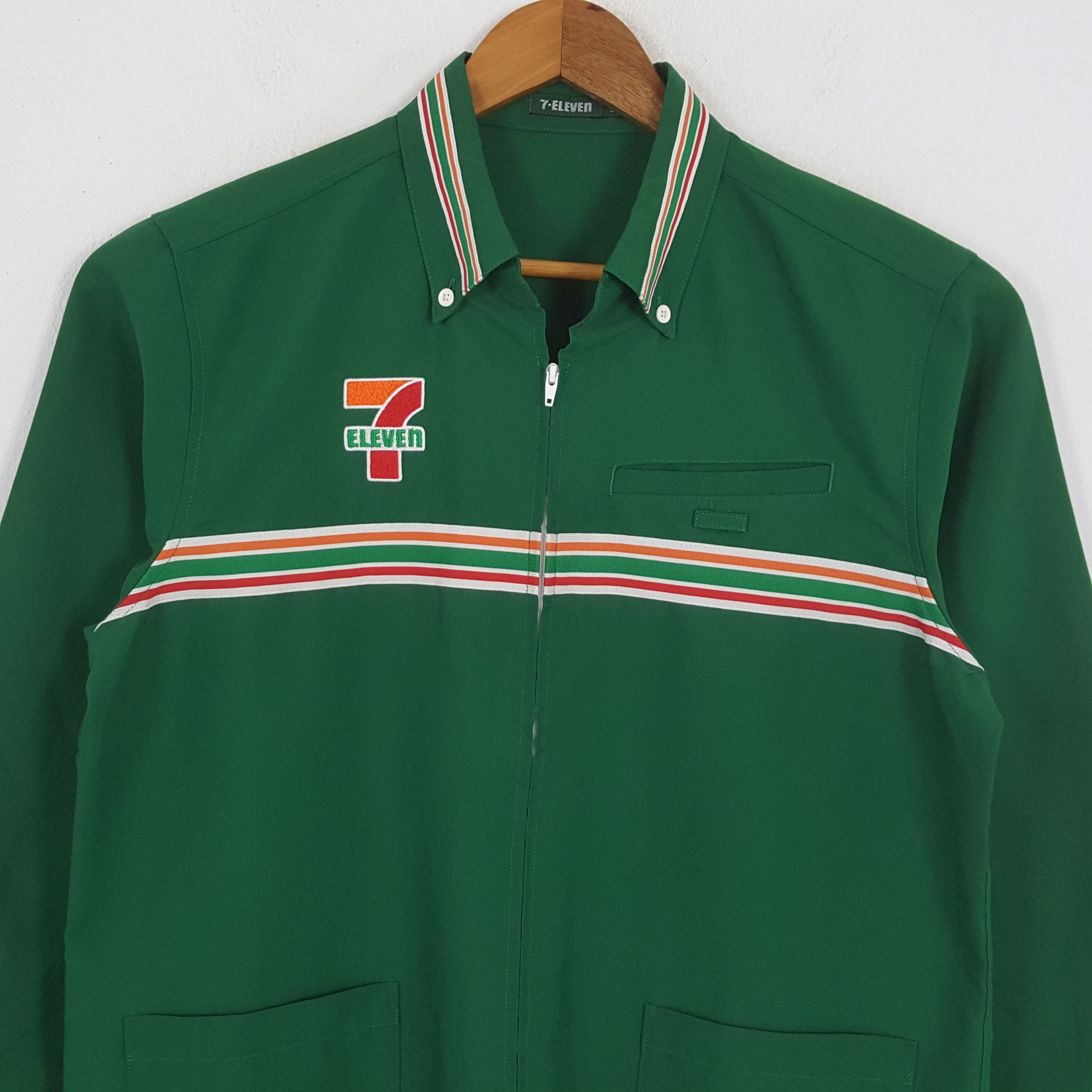 Japanese Brand × Vintage Vintage 7-ELEVEn Japanese Workers Uniform Shirt Jacket Size US M / EU 48-50 / 2 - 4 Thumbnail