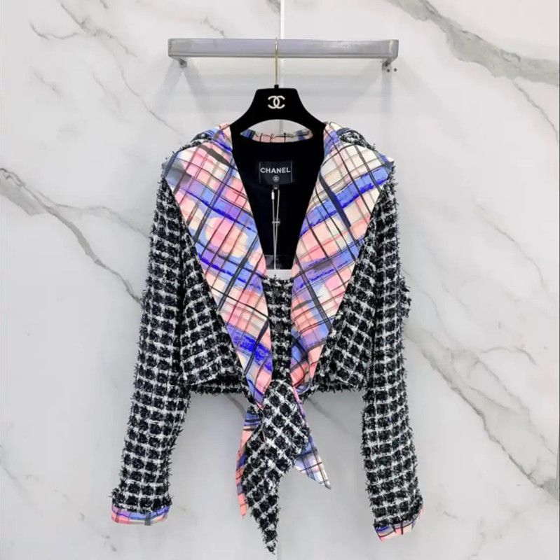Chanel Chanel Colorful Cotton Blend Women's Jacket 0089 Size S / US 4 / IT 40 - 1 Thumbnail