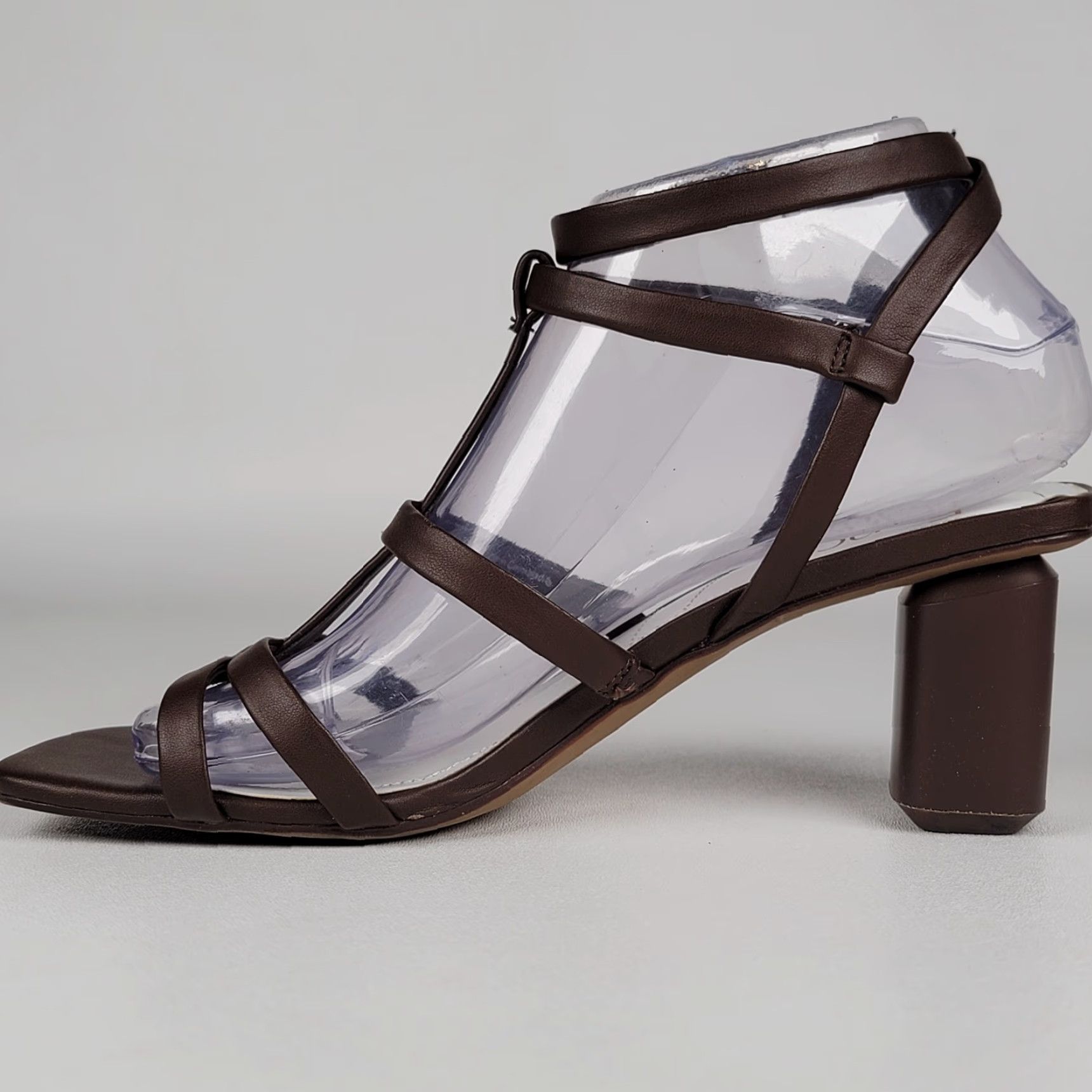 Franco Sarto Franco Sarto Laina Sandals Strappy Brown Block Heels Women's Size 7.5 M Size US 8 / IT 38 - 5 Thumbnail