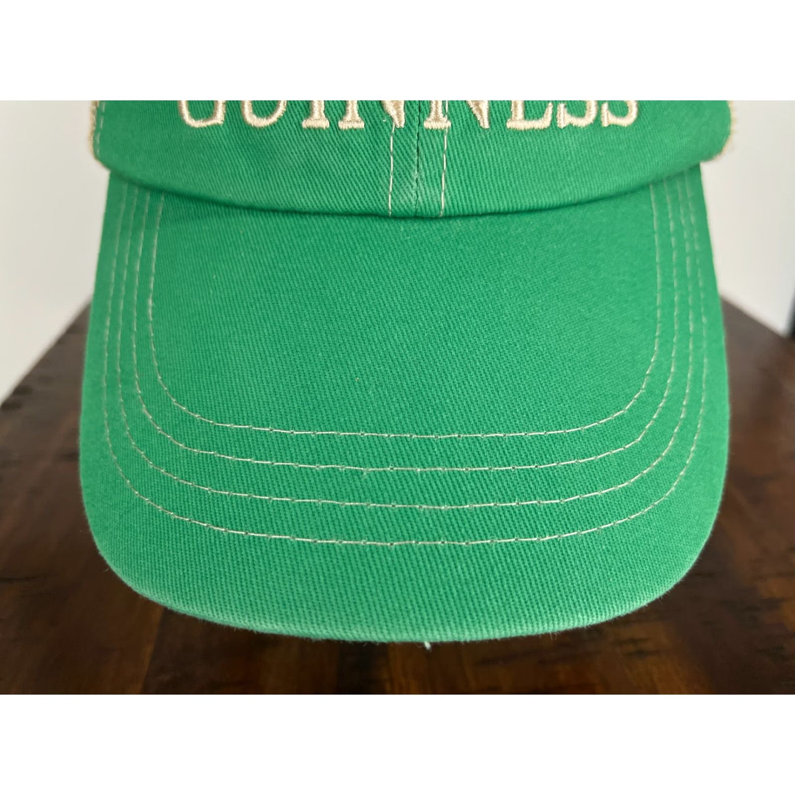Vintage Guinness Trucker Hat Adult Green Cap Casual Men Cotton Twill Adjustable Beer Shamrock Ireland Cap Hats 90s Theme Mens Size ONE SIZE - 3 Thumbnail