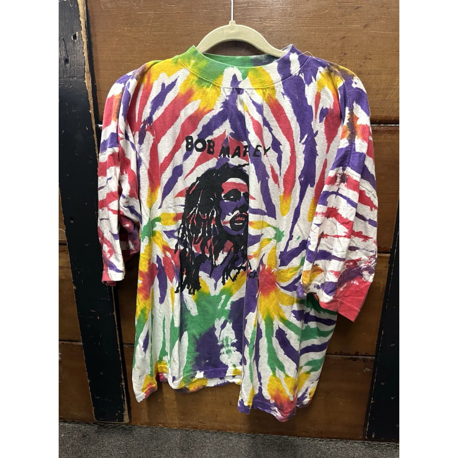 Vintage VINTAGE Bob Marley Shirt Mens XL Tie Dye Reggae Graphic Rare Size US XL / EU 56 / 4 - 2 Thumbnail