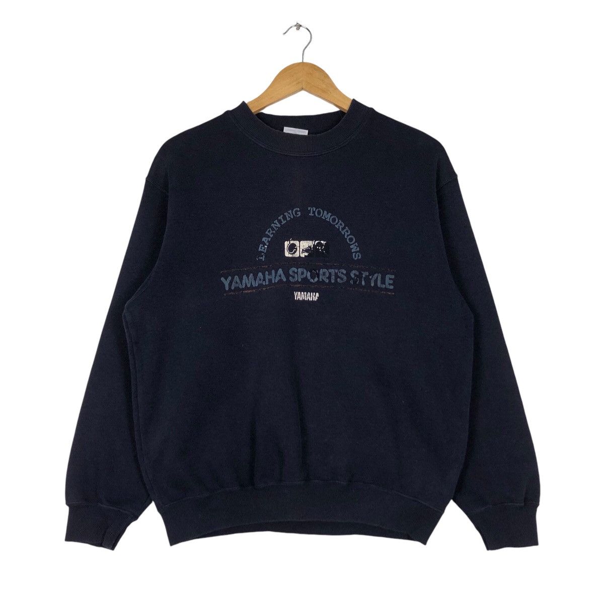 Japanese Brand × Vintage × Yamaha Vintage Yamaha Sports Sweatshirt 90s Rare Medium Size US M / EU 48-50 / 2 - 1 Thumbnail