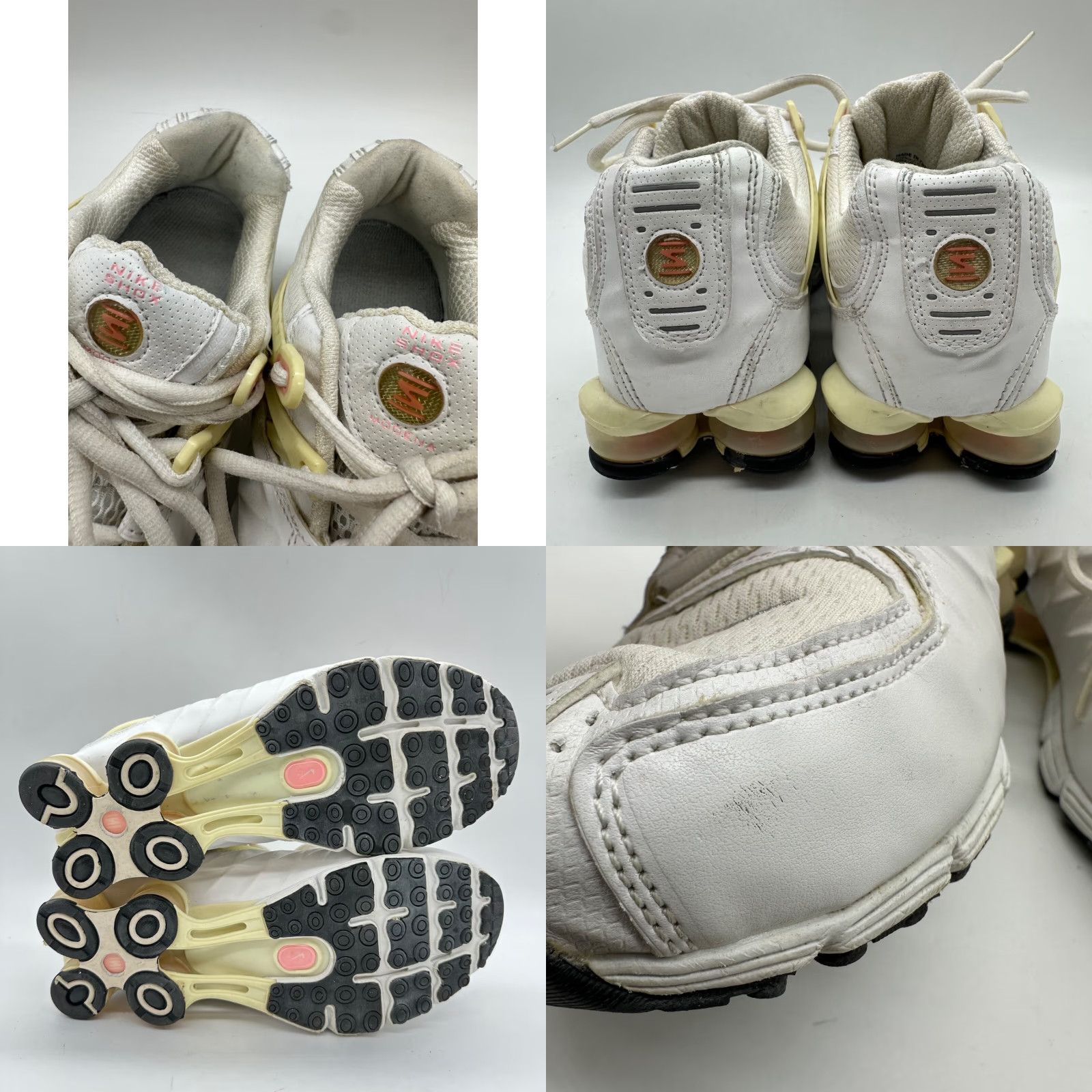 Nike Nike Shox Athletic Sneakers Women's 8.5 White Pink Lace Up Sneakers Women Size US 9 / IT 39 - 8 Thumbnail