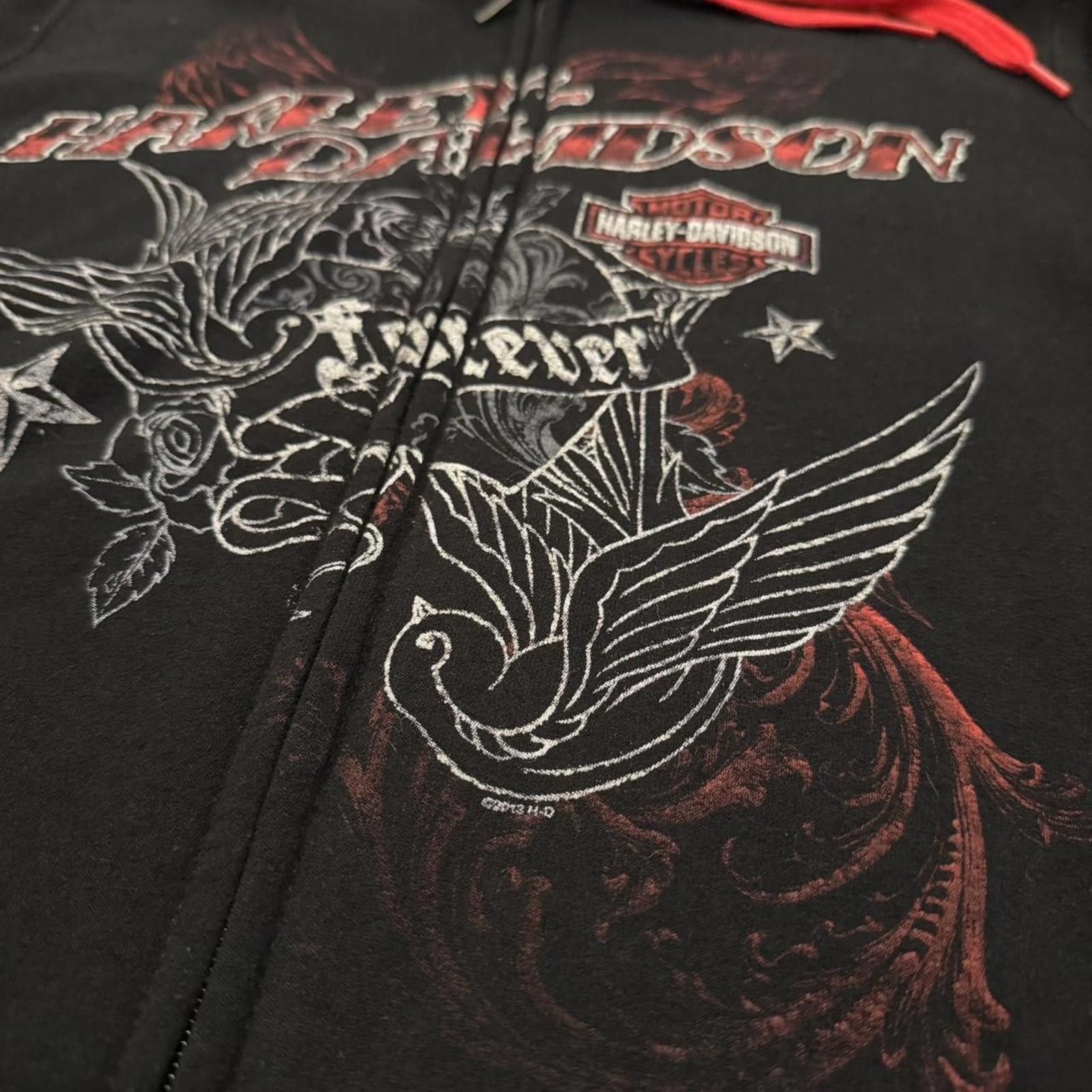 Harley Davidson vintage Harley Davidson forever Kingston Ontario zip hoodie Size L / US 10 / IT 46 - 7 Thumbnail
