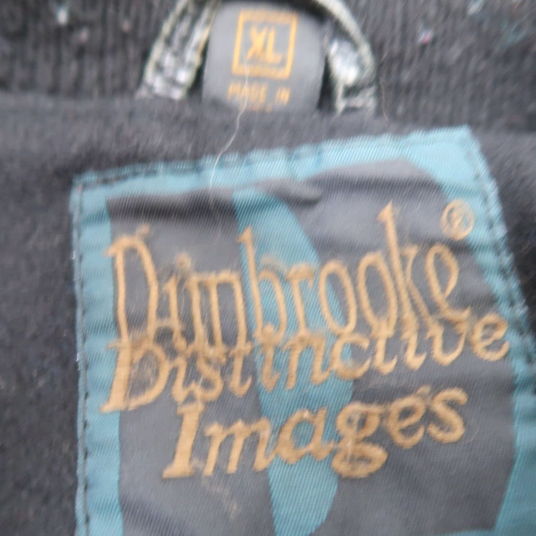 Dunbrooke VINTAGE Dunbrooke Lennox Bomber Jacket Wool and Leather Black XL Men’s 90s Snap Closure Size US XL / EU 56 / 4 - 6 Thumbnail