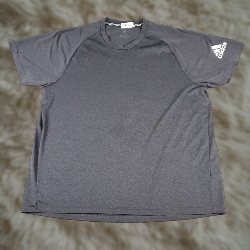 Adidas Adidas T Shirt Mens Size 2XL Gray Active Work Out Short Sleeve Size US XXL / EU 58 / 5 - 1 Thumbnail