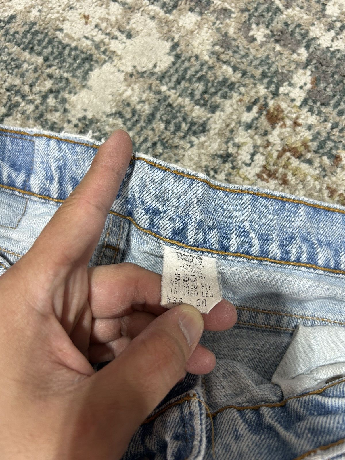 Levi's Vintage Made in USA Levi’s 505 Light Washed Distressed Denim Size US 32 / EU 48 - 4 Thumbnail