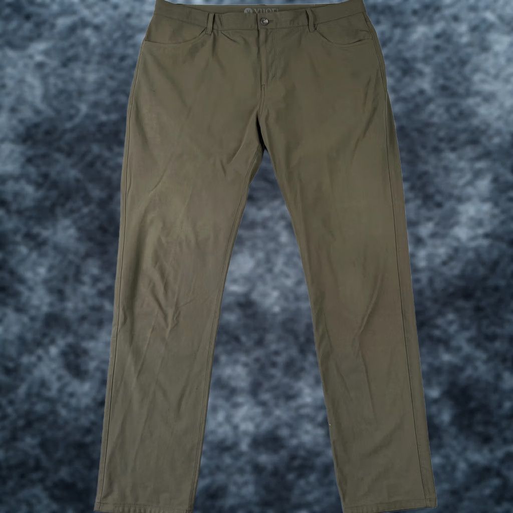 Vuori Vuori Meta Pants Slim Stretch Performance 38x33 Mens Green Tech Commuter Chino Size US 38 / EU 54 - 1 Thumbnail