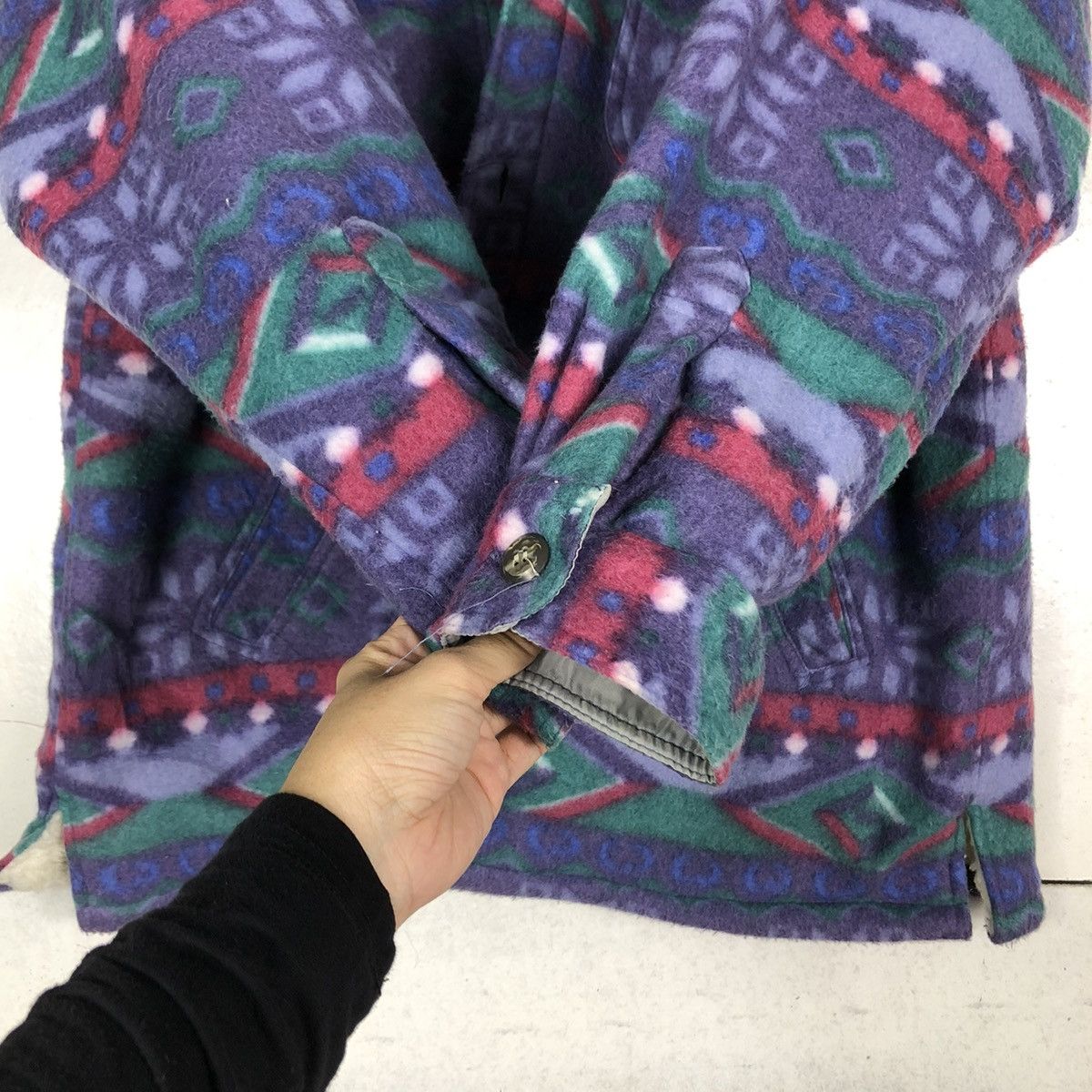 Japanese Brand × Vintage 🔥VINTAGE WOOL JACKET AZTEC NATIVE CLES DES DUCS ISSEY MIYAKE Size US M / EU 48-50 / 2 - 15 Thumbnail
