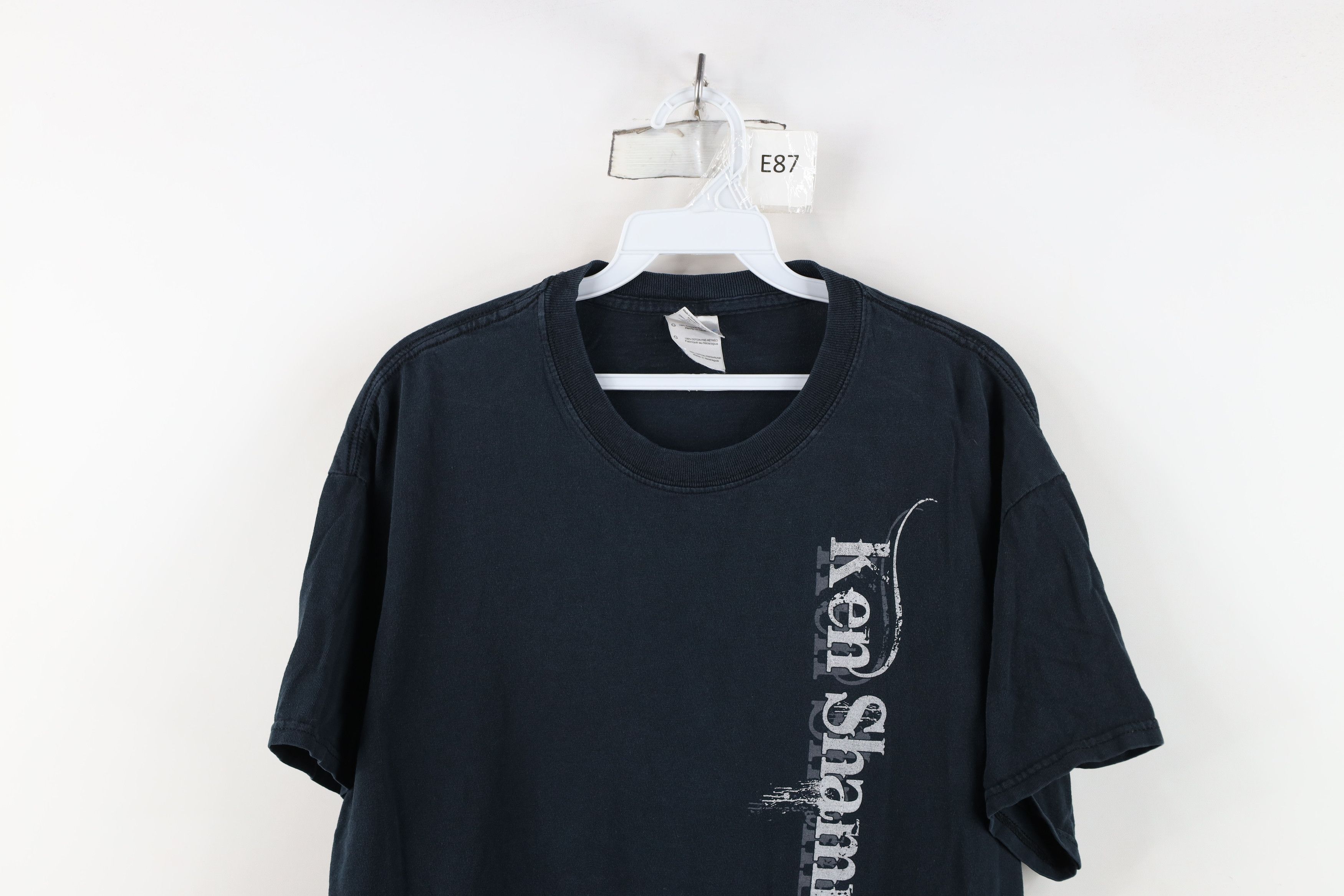 Vintage Vintage Y2K MMA Fighting Ken Shamrock Wanted T-Shirt Black Size L / US 10 / IT 46 - 2 Thumbnail