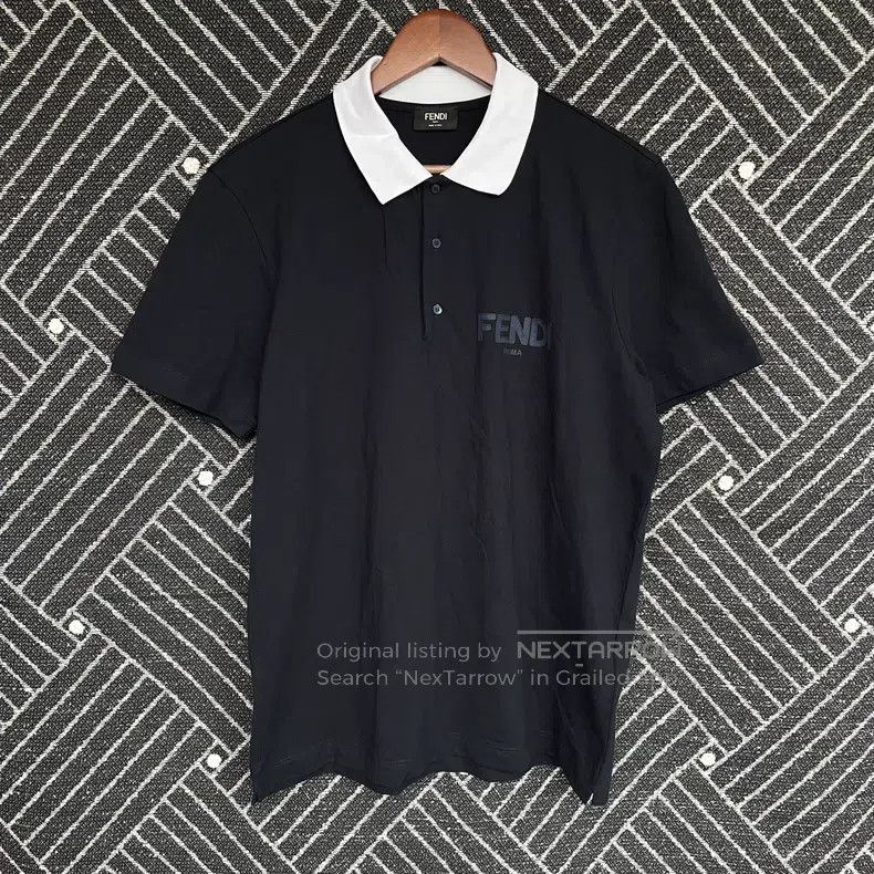 Fendi Fendi Short-sleeve Polo shirt Size US L / EU 52-54 / 3 - 1 Thumbnail