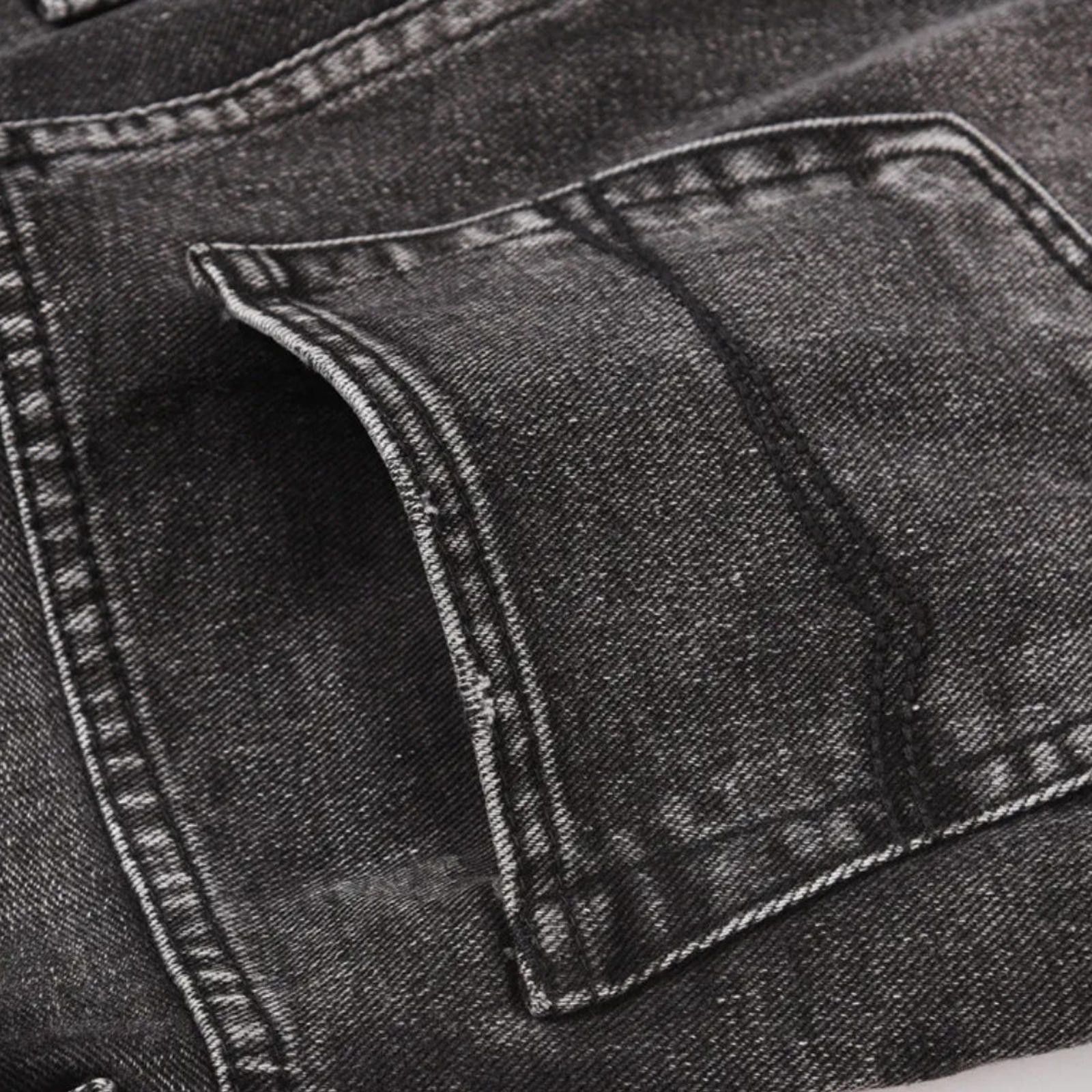 Japanese Brand Gutter Black Denim Jeans Size US 30 / EU 46 - 8 Thumbnail