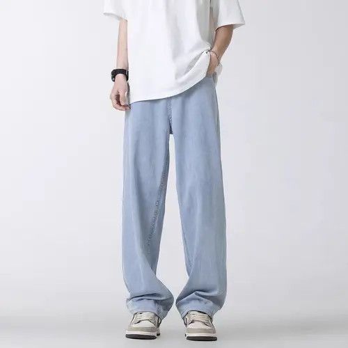 Japanese Brand Kimiko x Ishii Light Blue High Street Vintage Loose Jeans Size US 30 / EU 46 - 3 Thumbnail