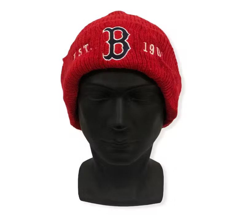 image of Hats x Mlb Vintage Boston Mlb Beanie Hat, Men's