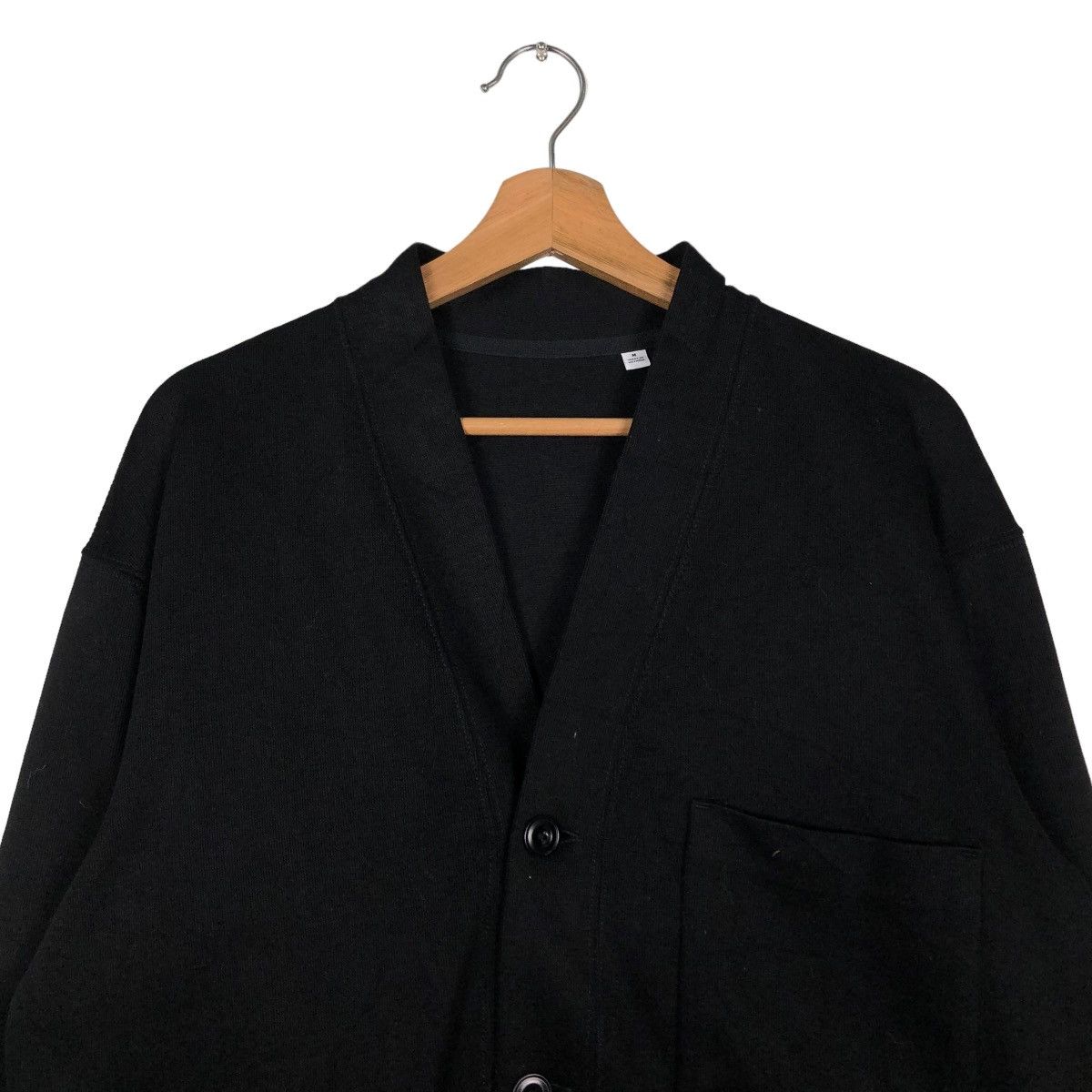 Japanese Brand 🔥VINTAGE CARDIGAN JACKET BLACK UNIQLO UNDERCOVER Size US M / EU 48-50 / 2 - 3 Thumbnail