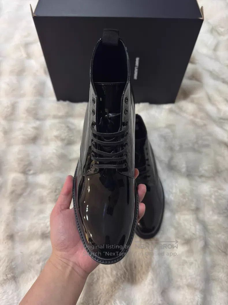 Saint Laurent Paris Saint Laurent Paris Men's Lace-up Boots Size US 9 / EU 42 - 7 Thumbnail