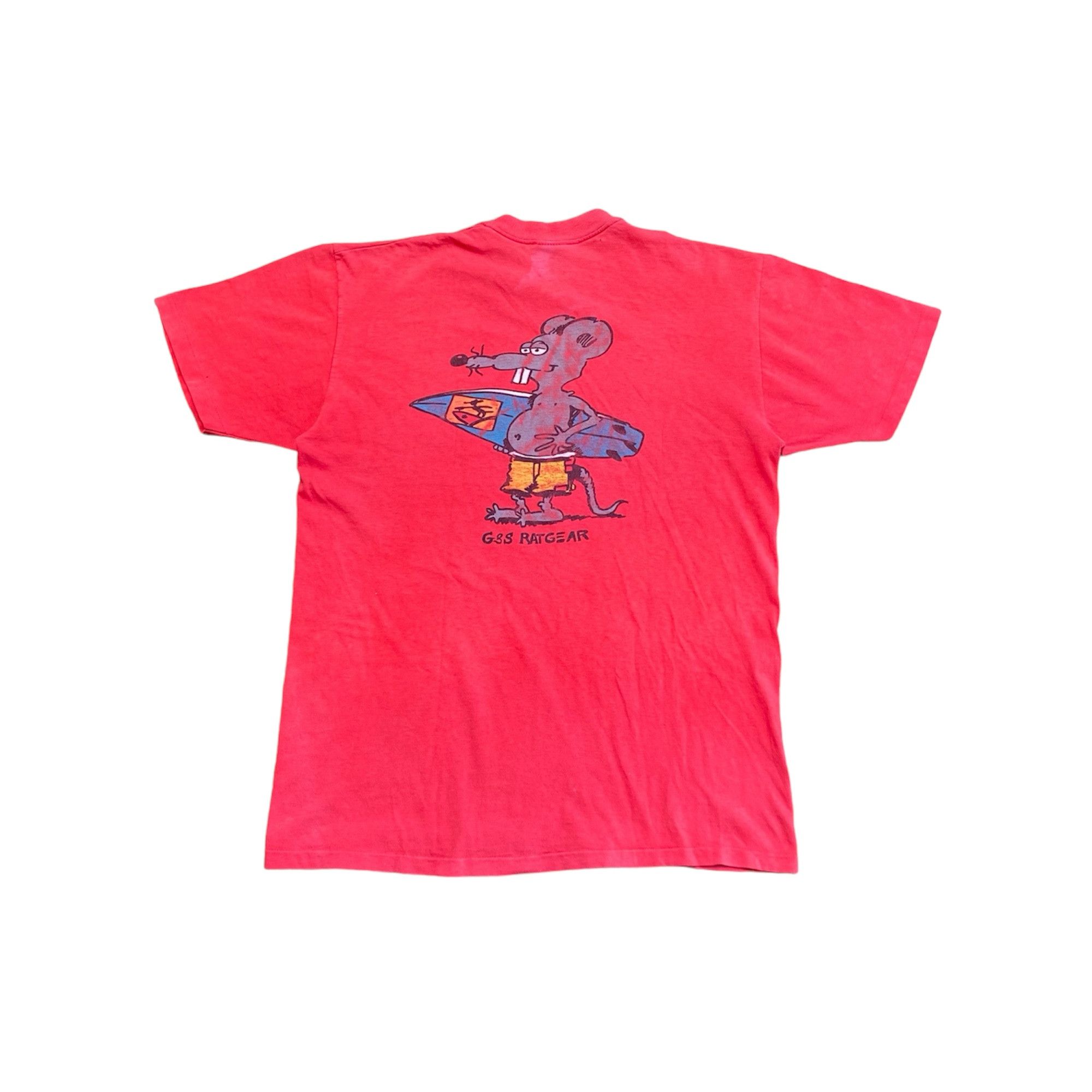 Vintage G&S RATGEAR Gordon Smith Surf Skate Tshirt
