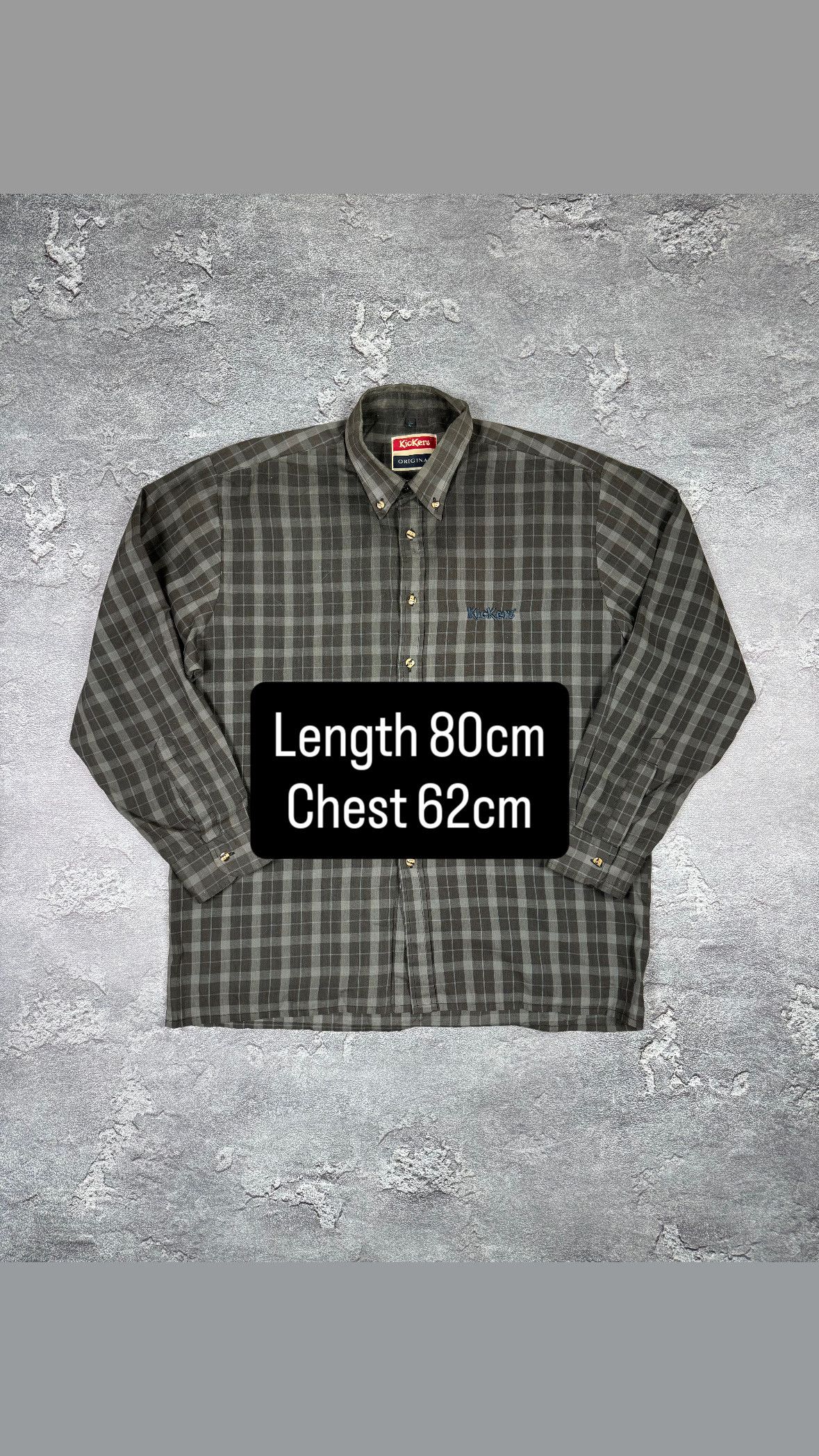 If Six Was Nine Kickers VTG Plaid 90s Shirt Button Size L Y2K Retro Size US XL / EU 56 / 4 - 2 Thumbnail