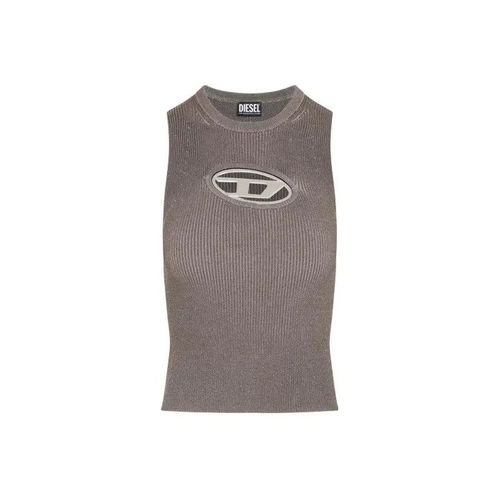 Diesel FW22 Metal Cutout Logo Tank Top 0079