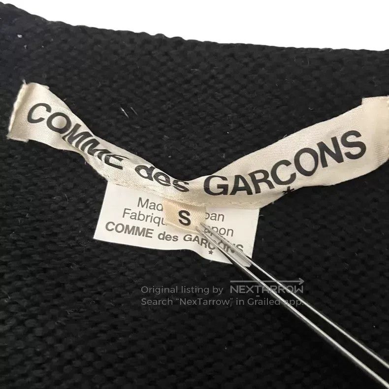 Comme des Garcons Comme des Garcons Mixed Material Knit Top Size S / US 4 / IT 40 - 6 Thumbnail