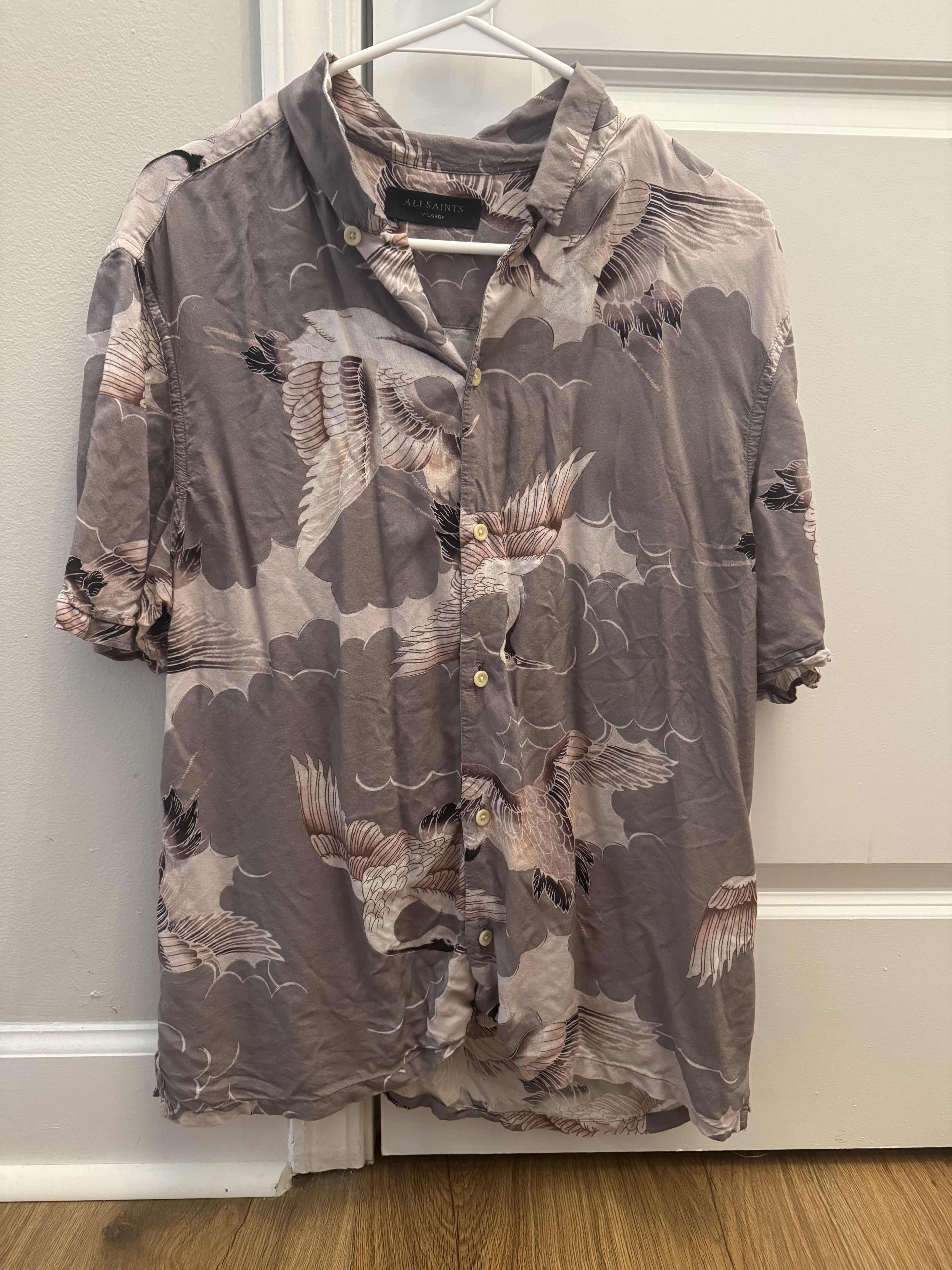 Allsaints All Saints Spring Summer Button Down Size XL Size US XL / EU 56 / 4 - 1 Thumbnail