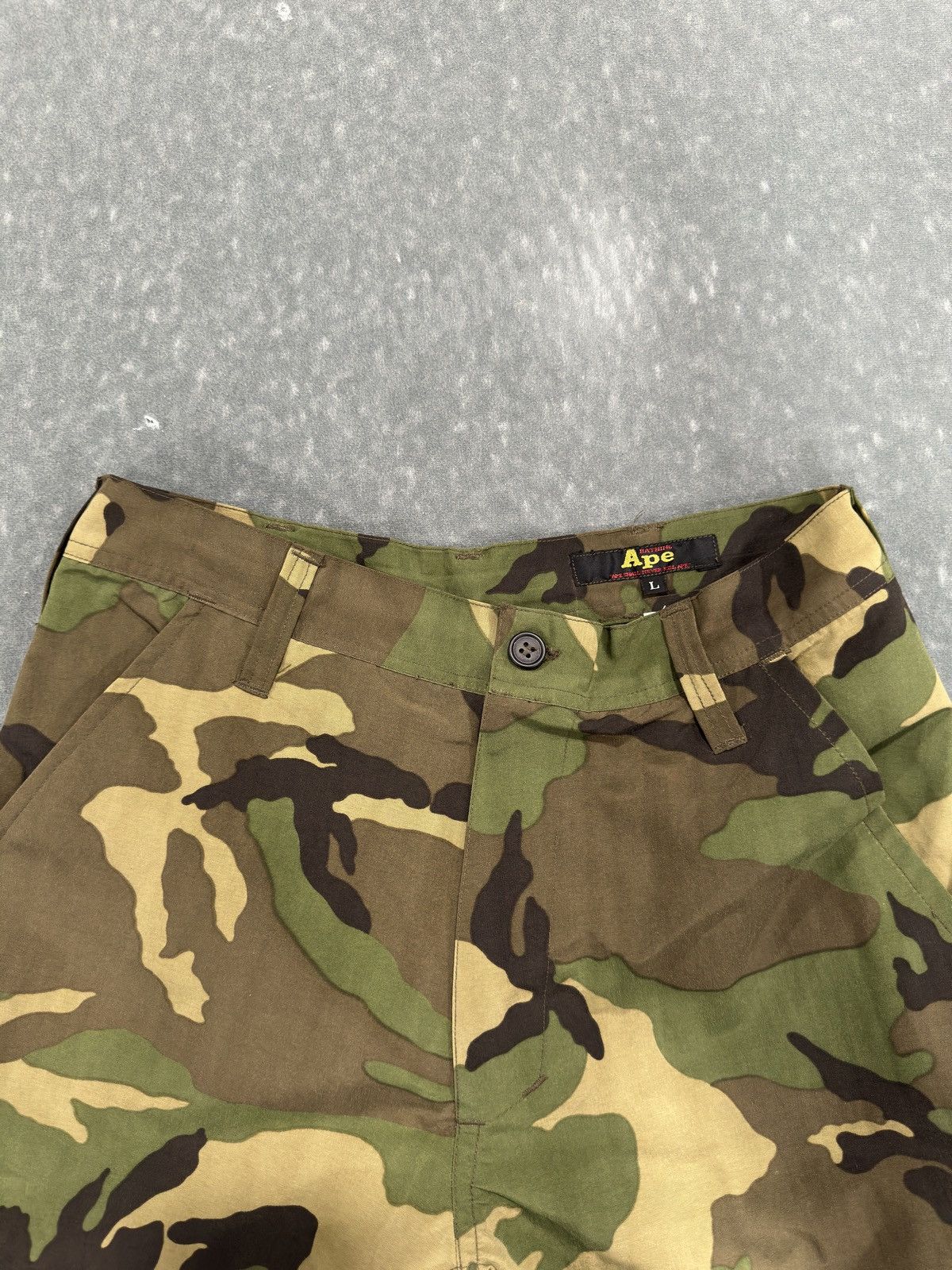 Bape Bape Woodland Camo Cargo Pants Size US 32 / EU 48 - 2 Thumbnail