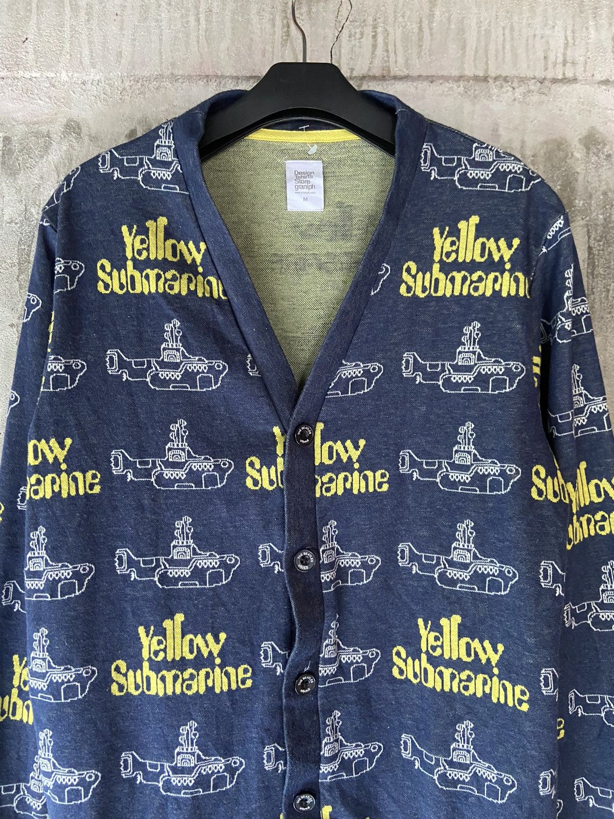 Japanese Brand THE BEATLES KNIT 2 IN 1 SACSNY STRIPED TEE Size US M / EU 48-50 / 2 - 17 Thumbnail