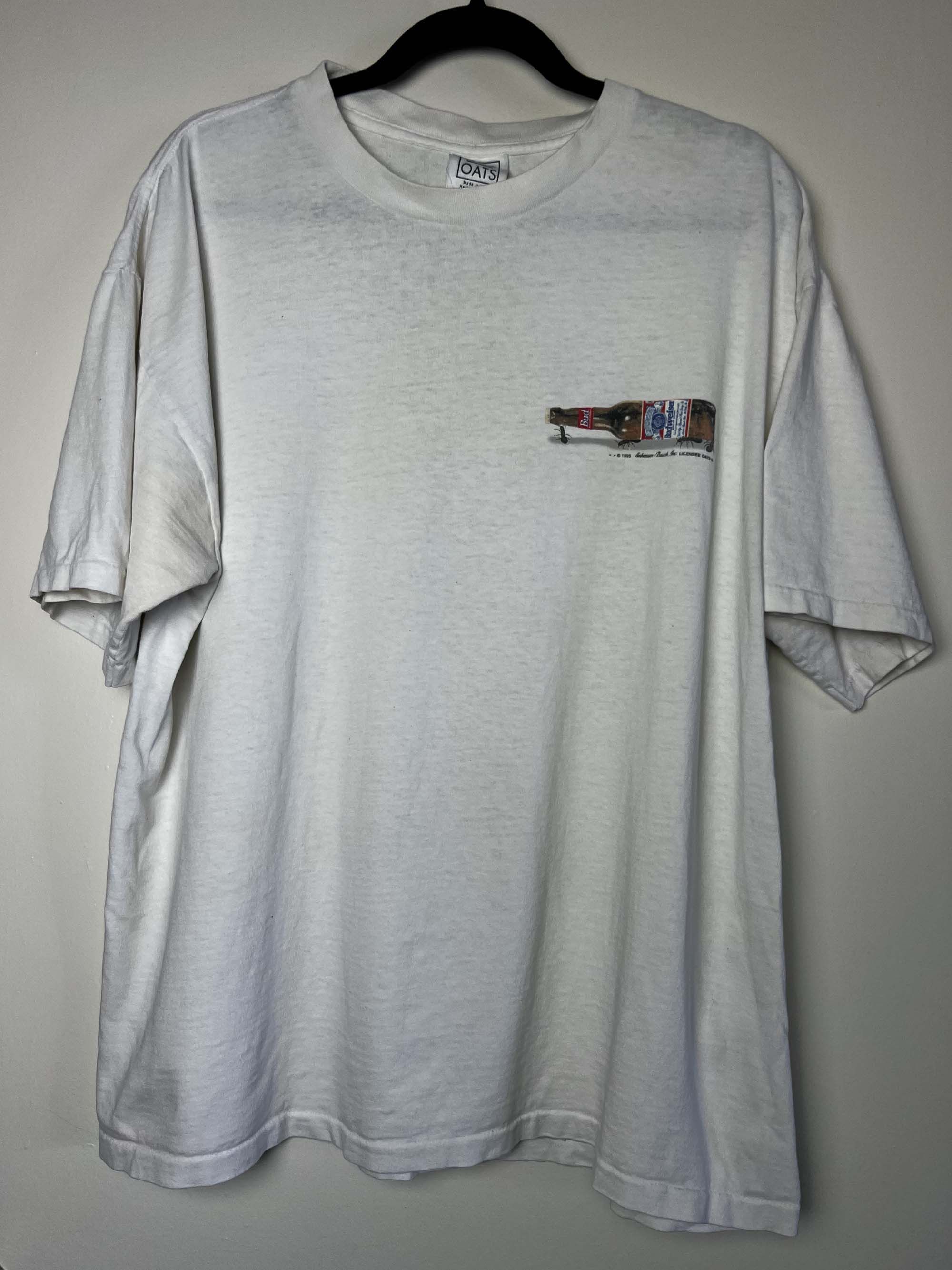 Budweiser Vintage 1995 Wild Oats Budweiser T-Shirt Size US XL / EU 56 / 4 - 2 Thumbnail