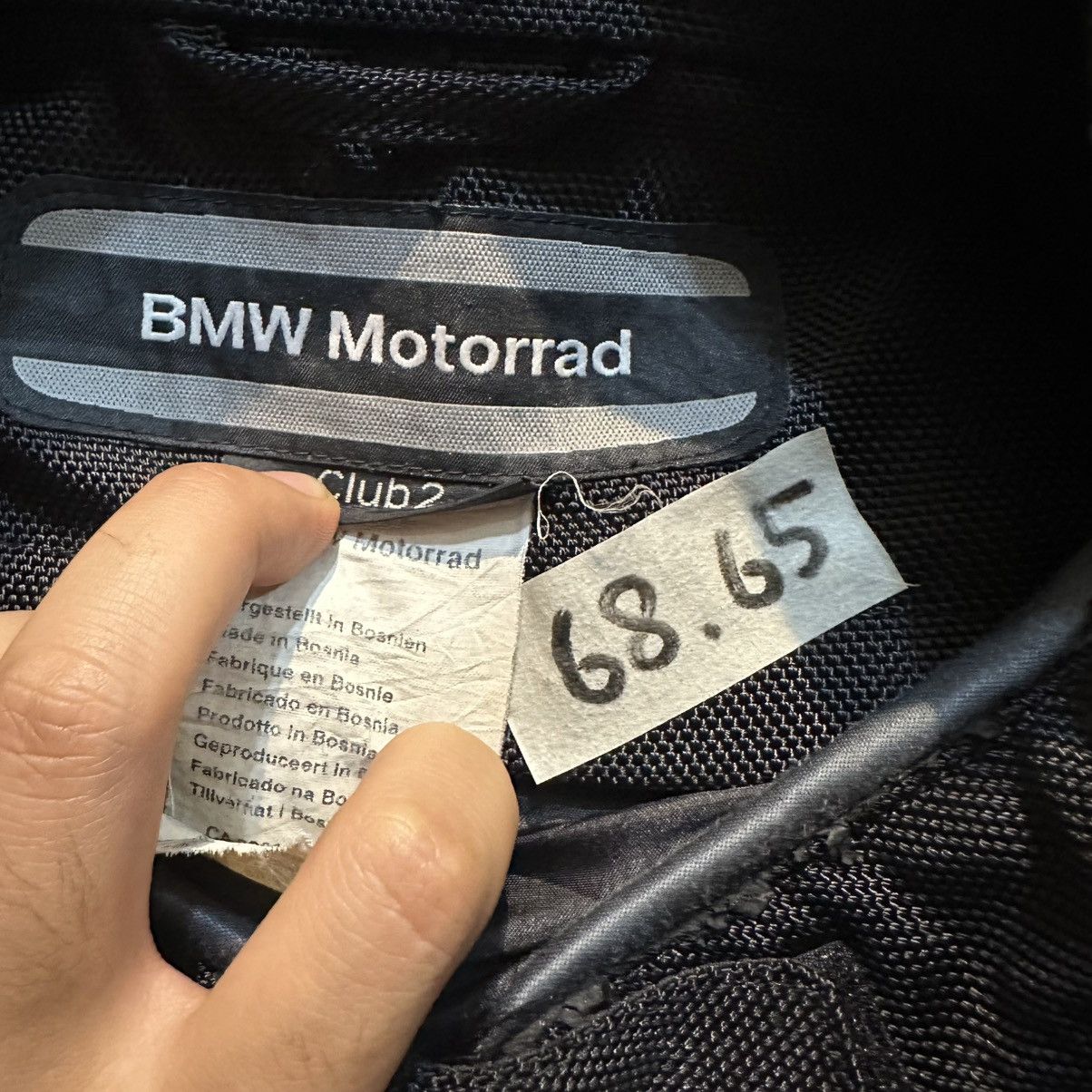 BMW Vtg BMW Motorrad Club 2 Size US L / EU 52-54 / 3 - 5 Thumbnail