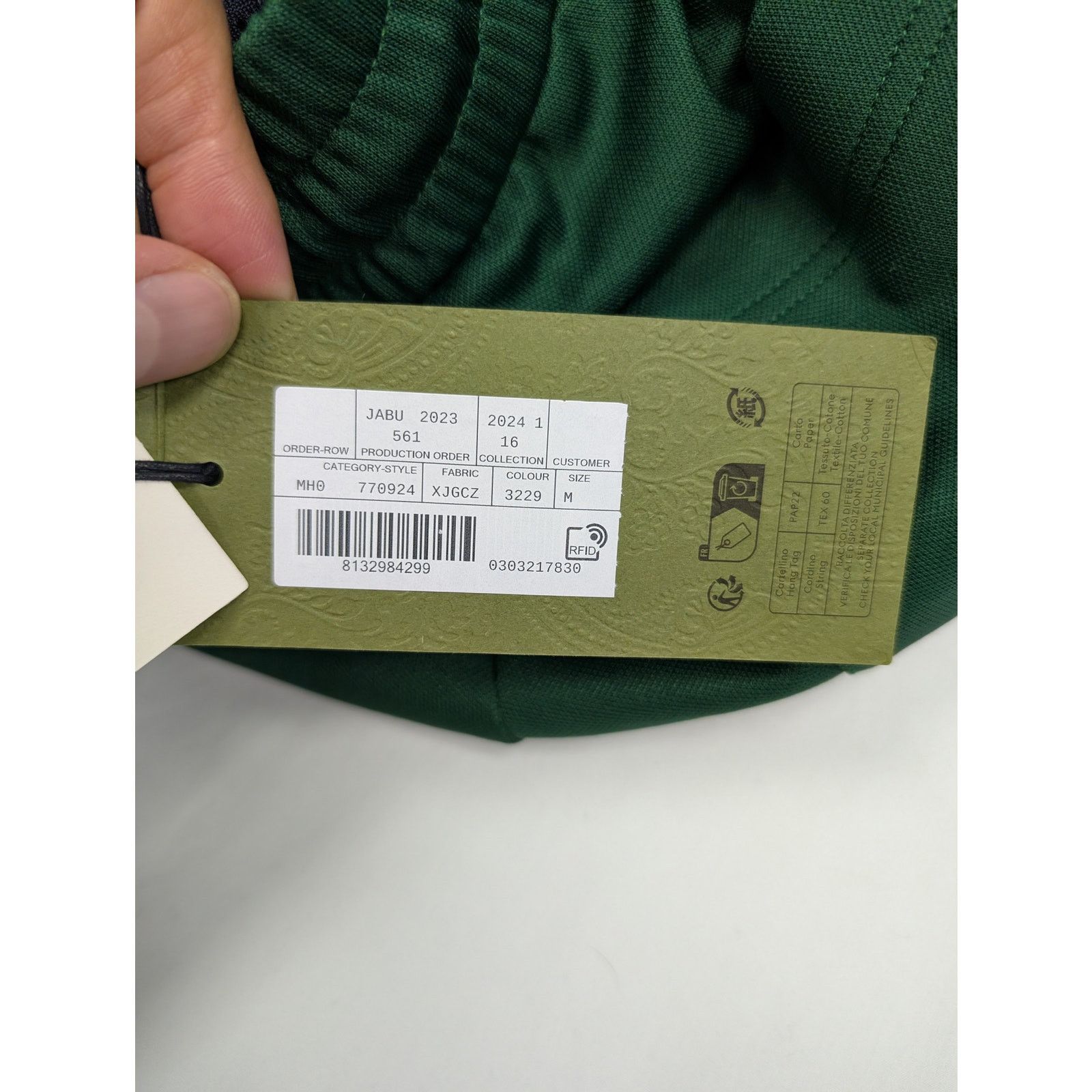 Gucci o1rshd1 Track Pants With GG Bejewled Trim Detail in Green Size US 32 / EU 48 - 22 Thumbnail