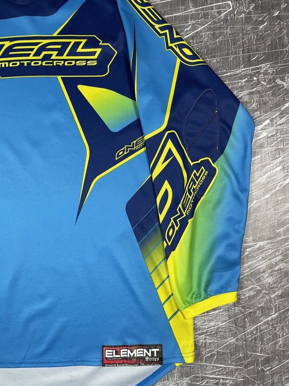 Vintage O'Neal motocross racing element jersey long sleeve Size US XL / EU 56 / 4 - 4 Thumbnail