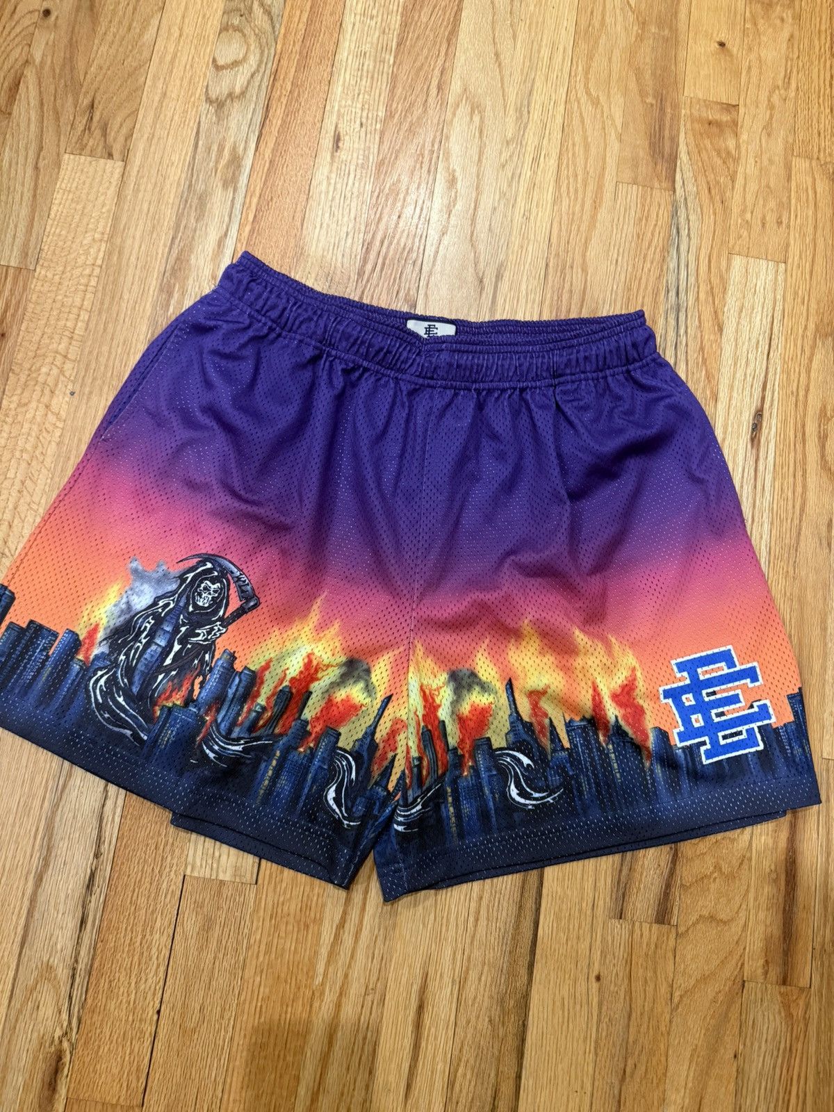 Eric Emanuel x Warren Lotas NYC Mesh Shorts XXL