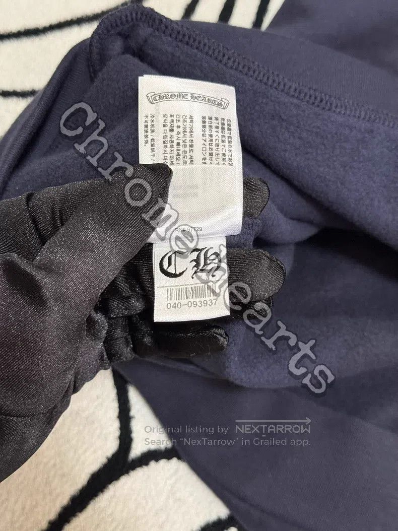Chrome Hearts CHROME HEARTS Size M Dark blue red cross hooded sweater wit Size US M / EU 48-50 / 2 - 4 Thumbnail