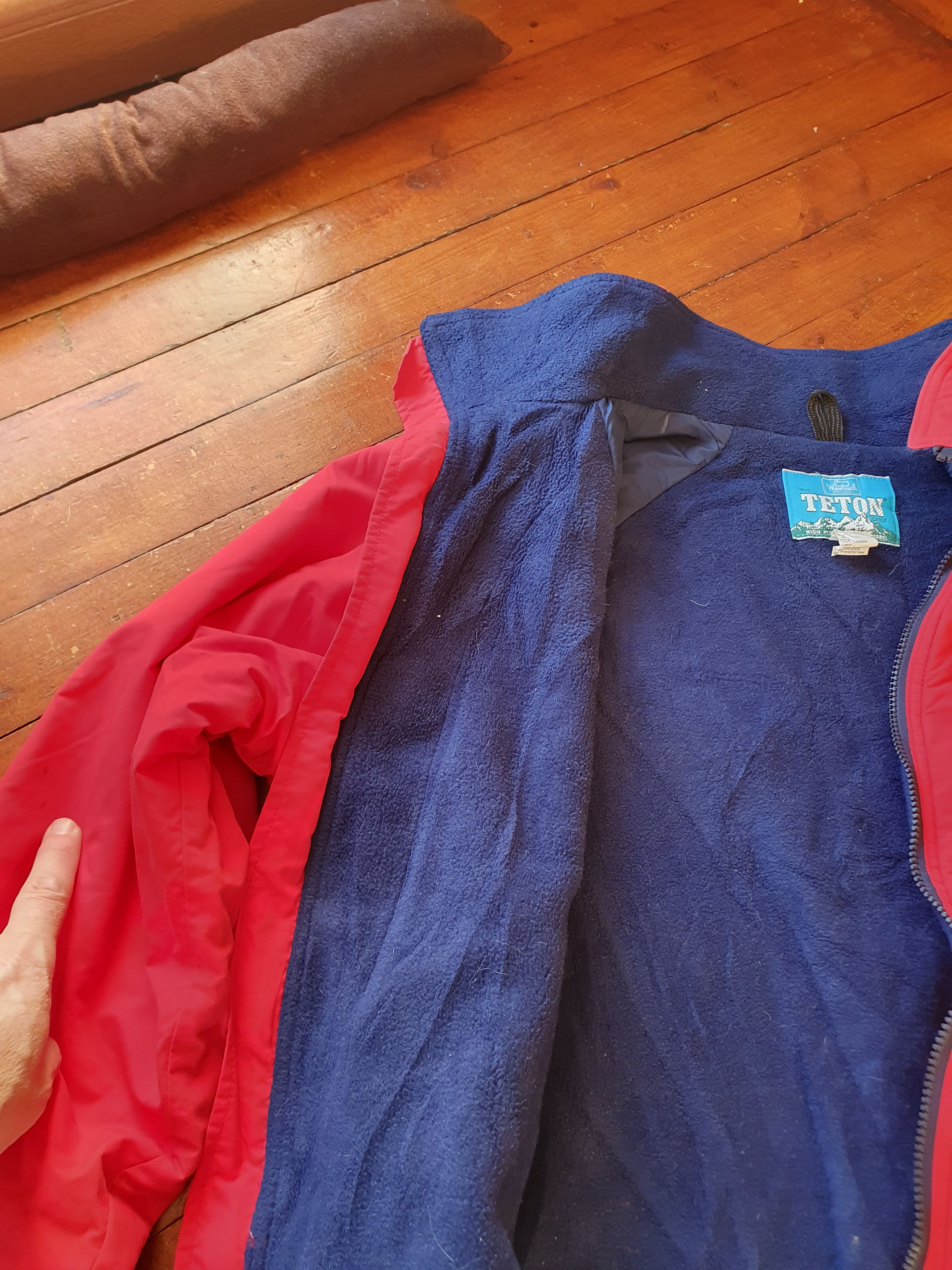 Vintage × Woolrich Woolen Mills Woolrich Teton Jacket Vintage Made in USA Fleece Lined Size US L / EU 52-54 / 3 - 12 Thumbnail