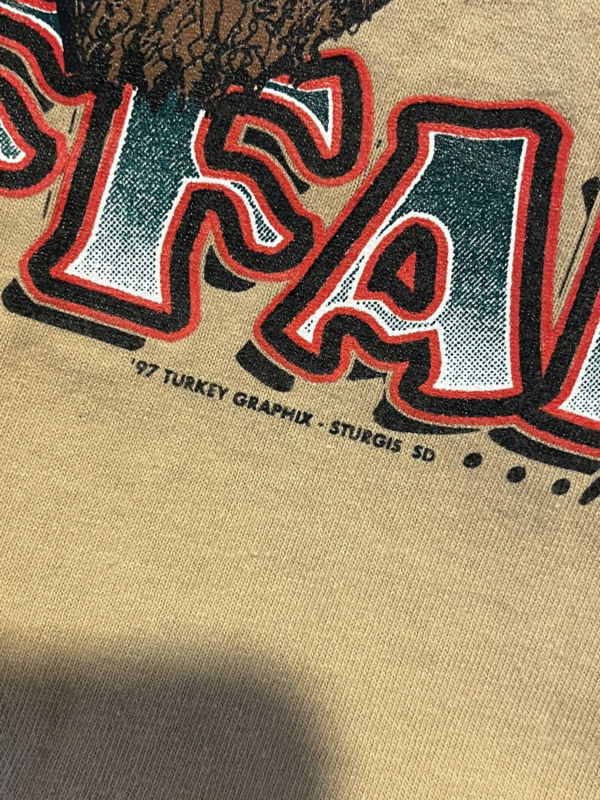 Hanes × Vintage Buffalo Nature Tee Size US L / EU 52-54 / 3 - 4 Thumbnail