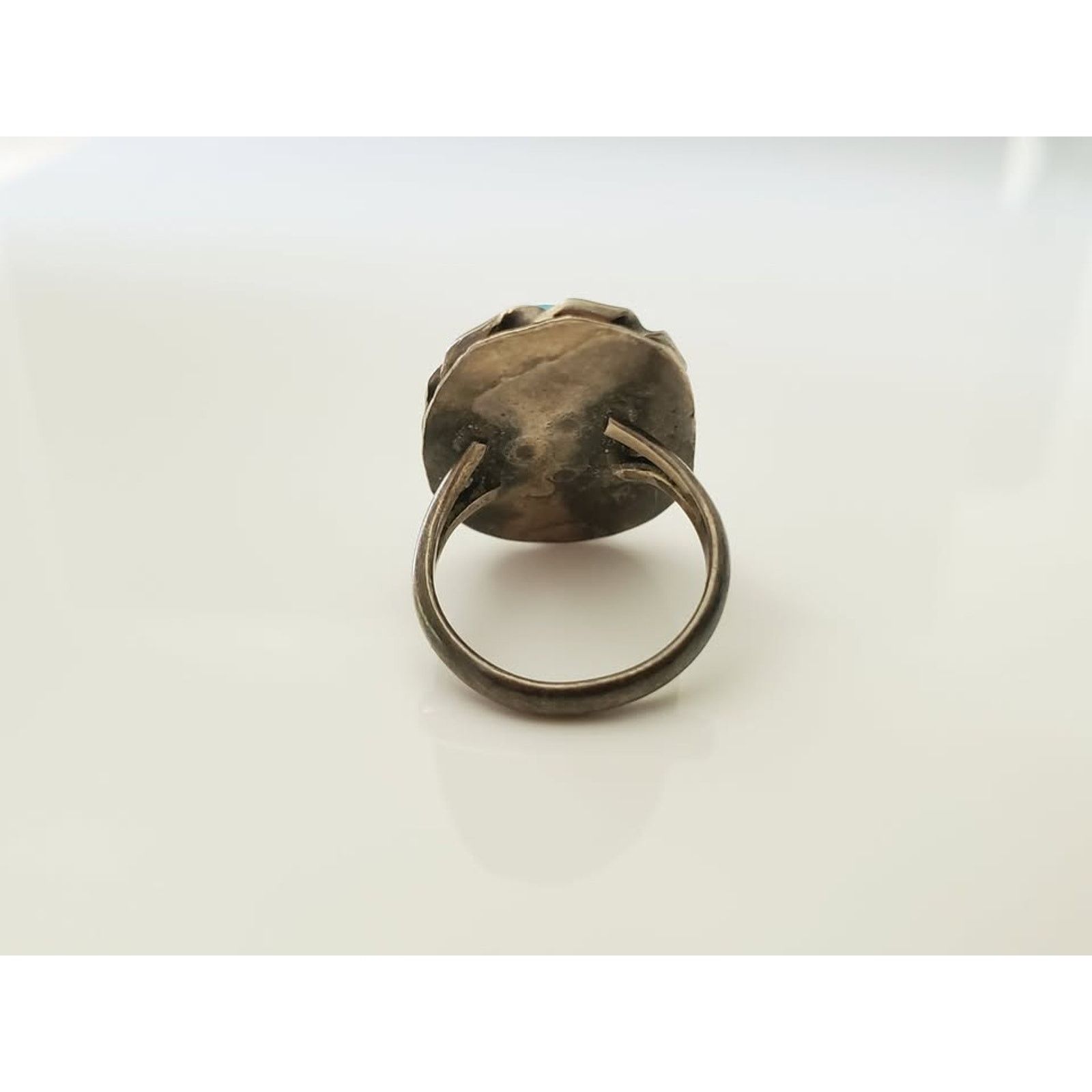 Other Vintage Turquoise Sterling Silver Ring Size ONE SIZE - 4 Thumbnail