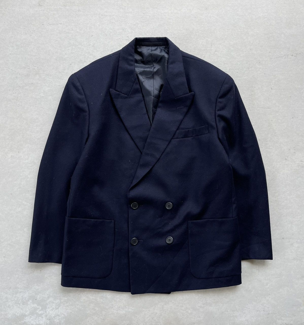 Yohji Yamamoto Yohji Yamamoto Double-Breasted Tailored Blazer/Jacket Size US M / EU 48-50 / 2 - 1 Thumbnail