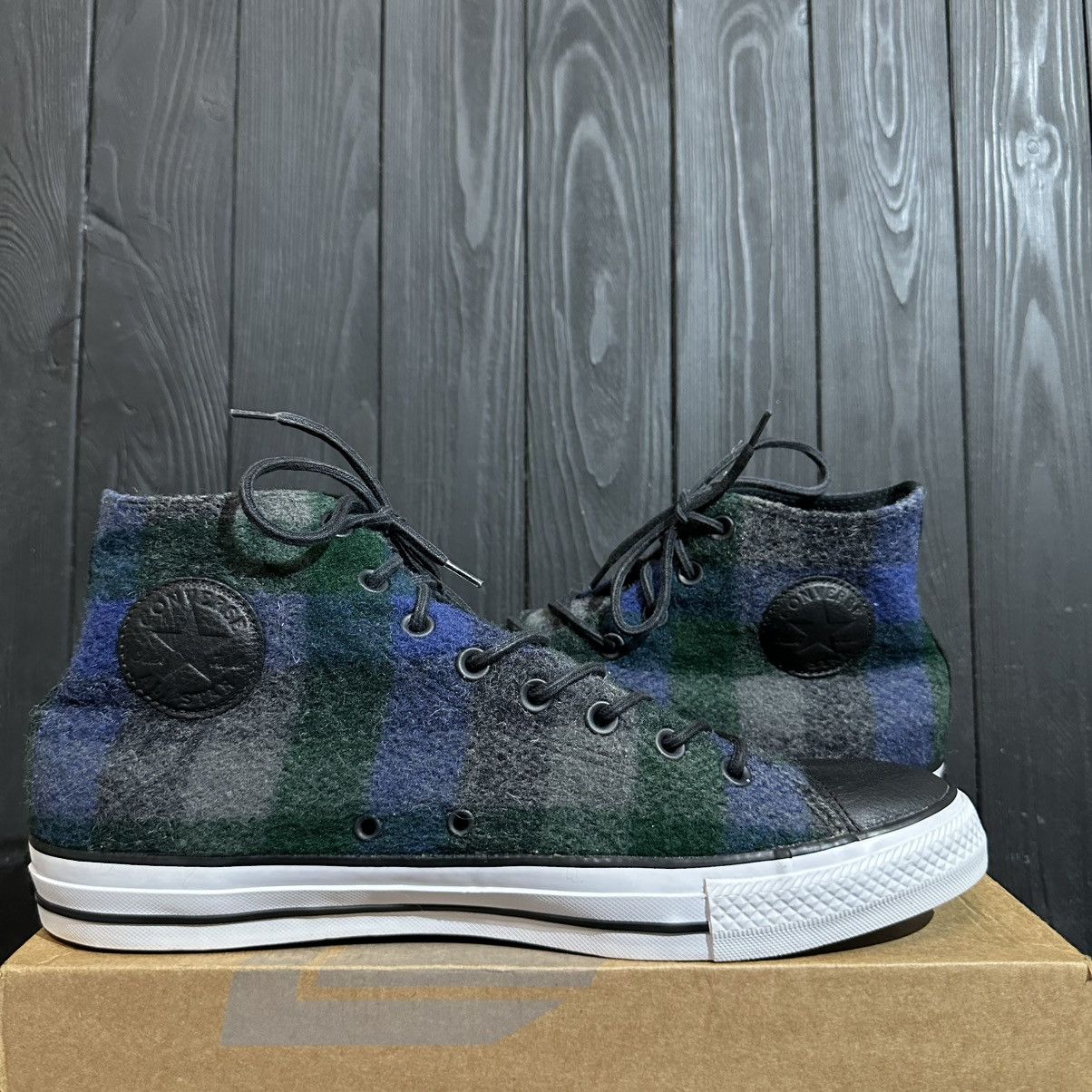Converse Converse & Woolrich Men’s High top Sneakers 46eu 30cm 11.5us Size US 11.5 / EU 44-45 - 1 Thumbnail