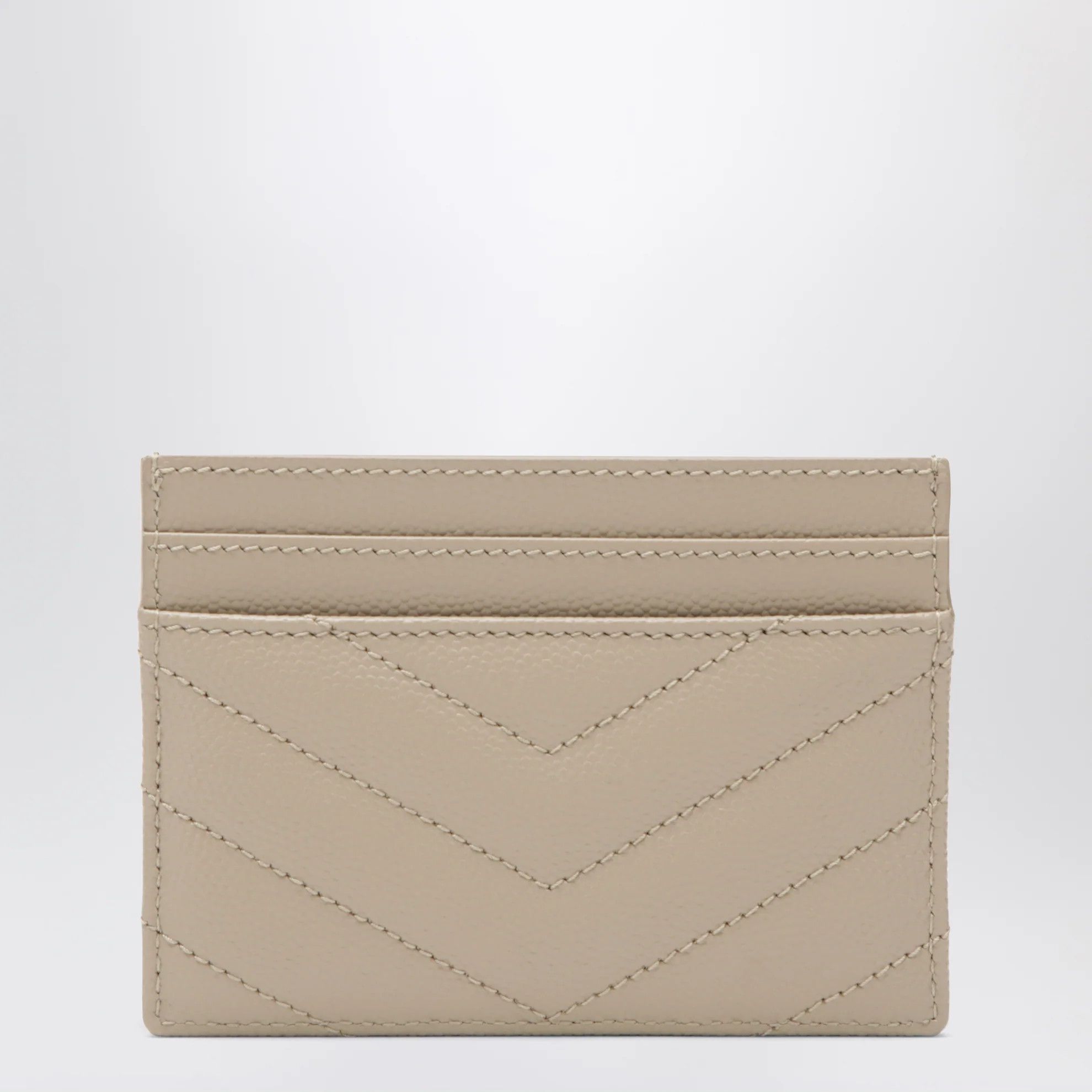 Saint Laurent Paris o1d2blof0526 Size: OS / Cassandre Card Holder in Beige Size ONE SIZE - 2 Thumbnail