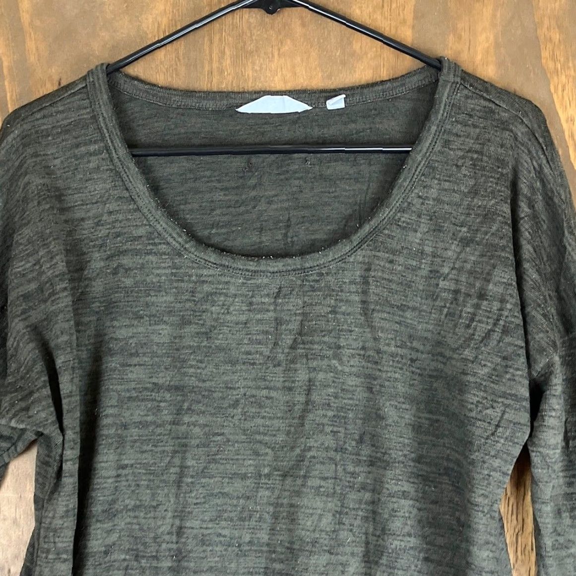 Athleta Athleta Women Sweatshirt Green Scoop Neck Pullover Kangaroo Pocket S Size S / US 4 / IT 40 - 2 Thumbnail