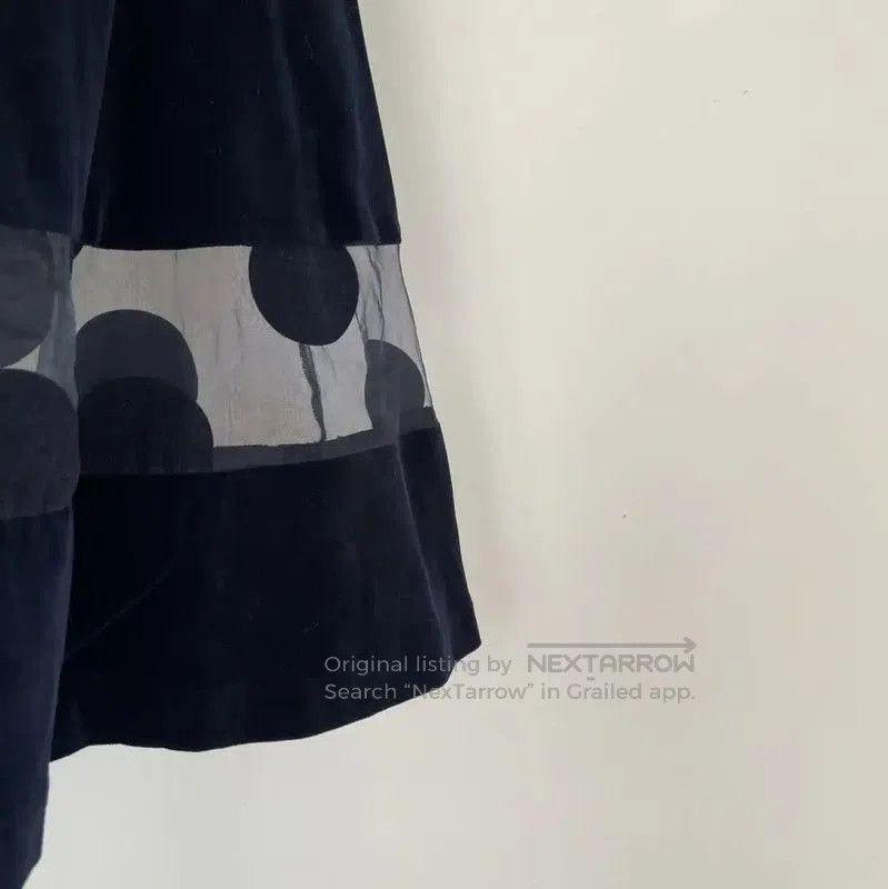 Comme des Garcons COMME des GARÇONS Navy Blue Polyester Skirt . Size 28" / US 6 / IT 42 - 3 Thumbnail