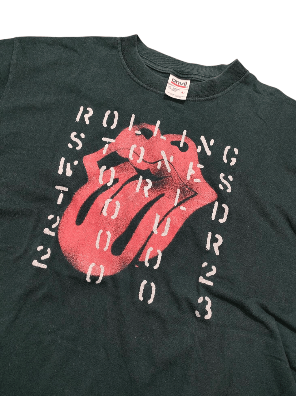 Band Tees × The Rolling Stones × Vintage Vintage 00s ROLLING STONES World Tour 2002-2003 T-Shirt Size US L / EU 52-54 / 3 - 1 Thumbnail